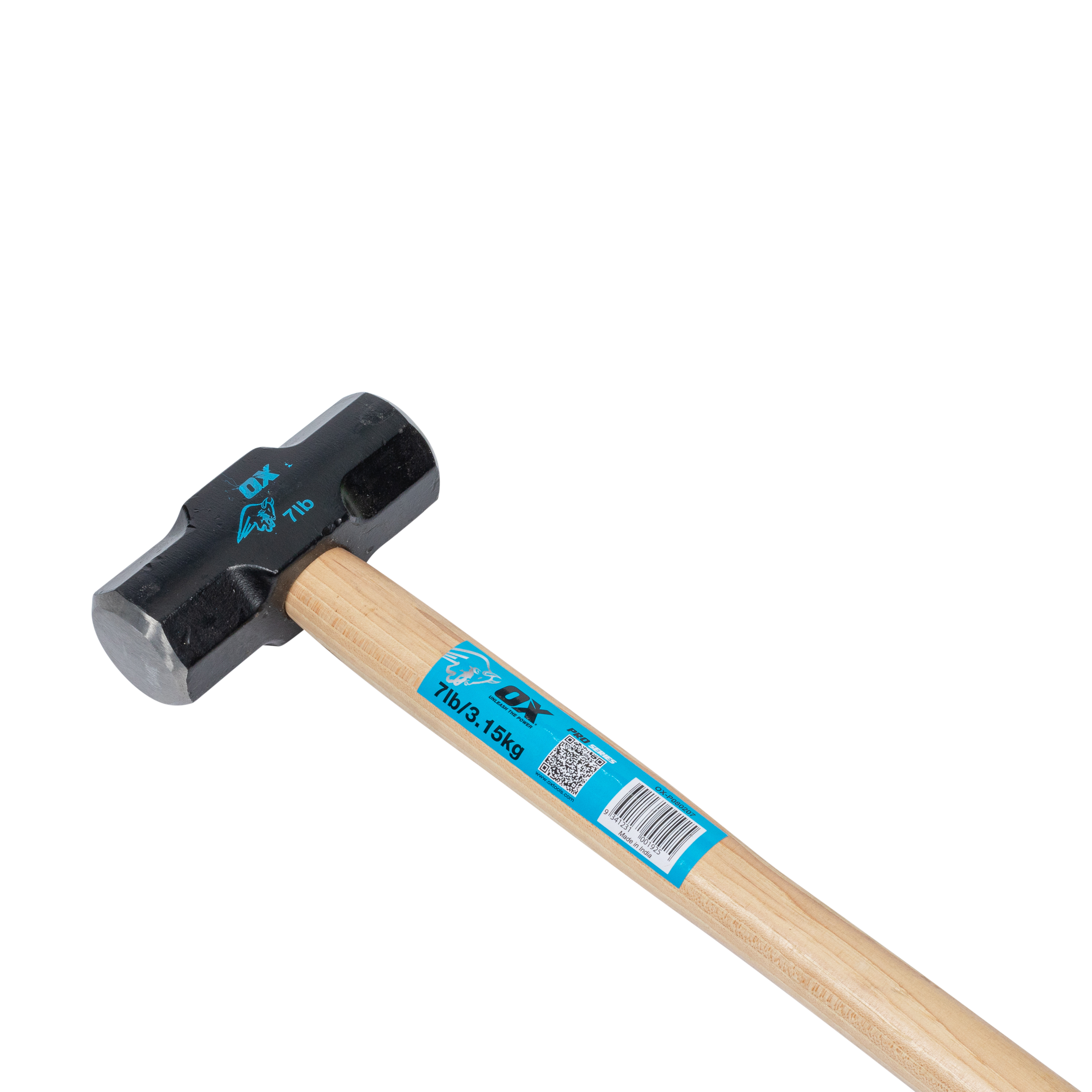 OX Pro Sledge Hammer, Hickory Handle - 7lb / 3.2kgs