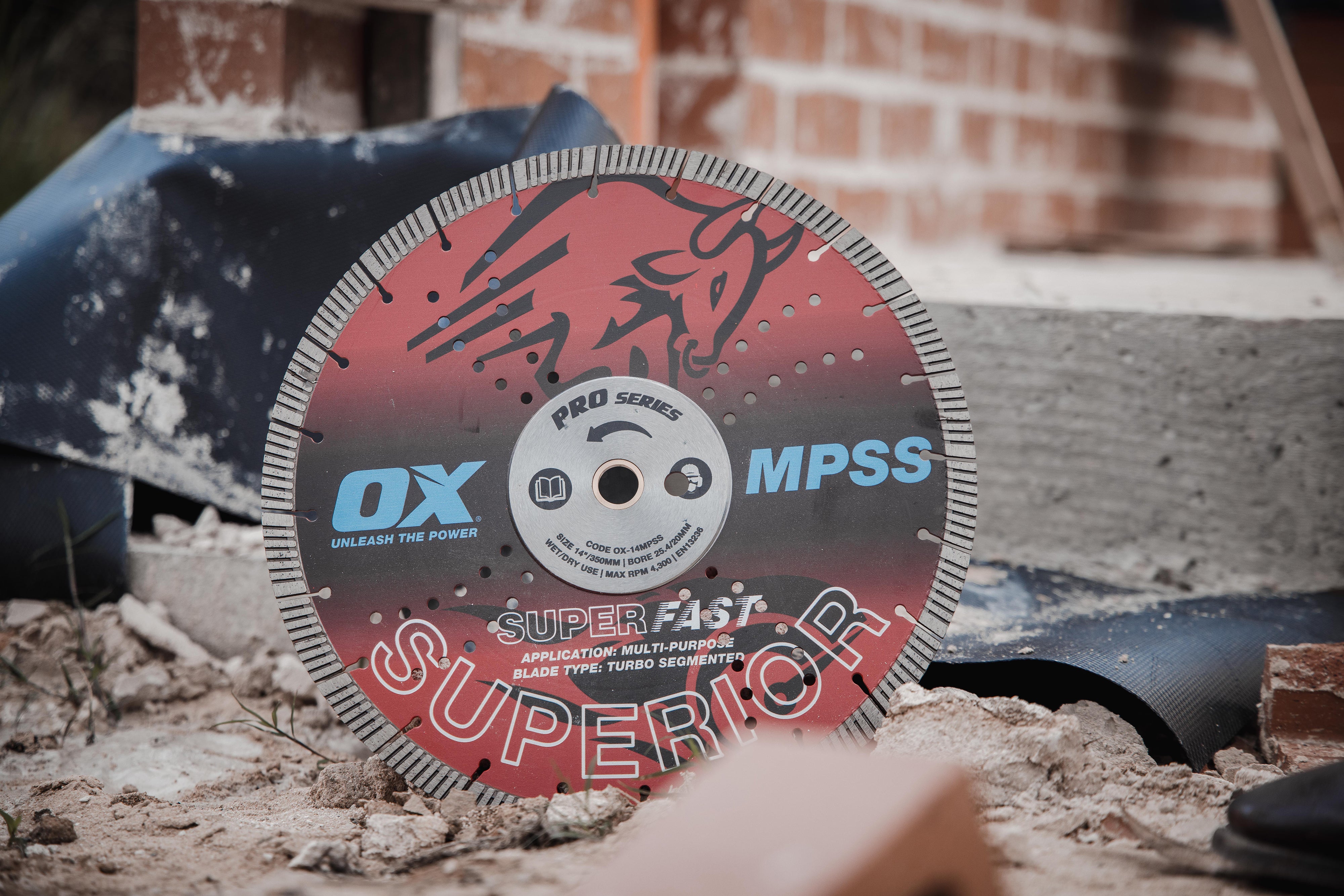 OX Pro Superior Superfast Turbo Segmented Blade 350mm - Multi-Purpose