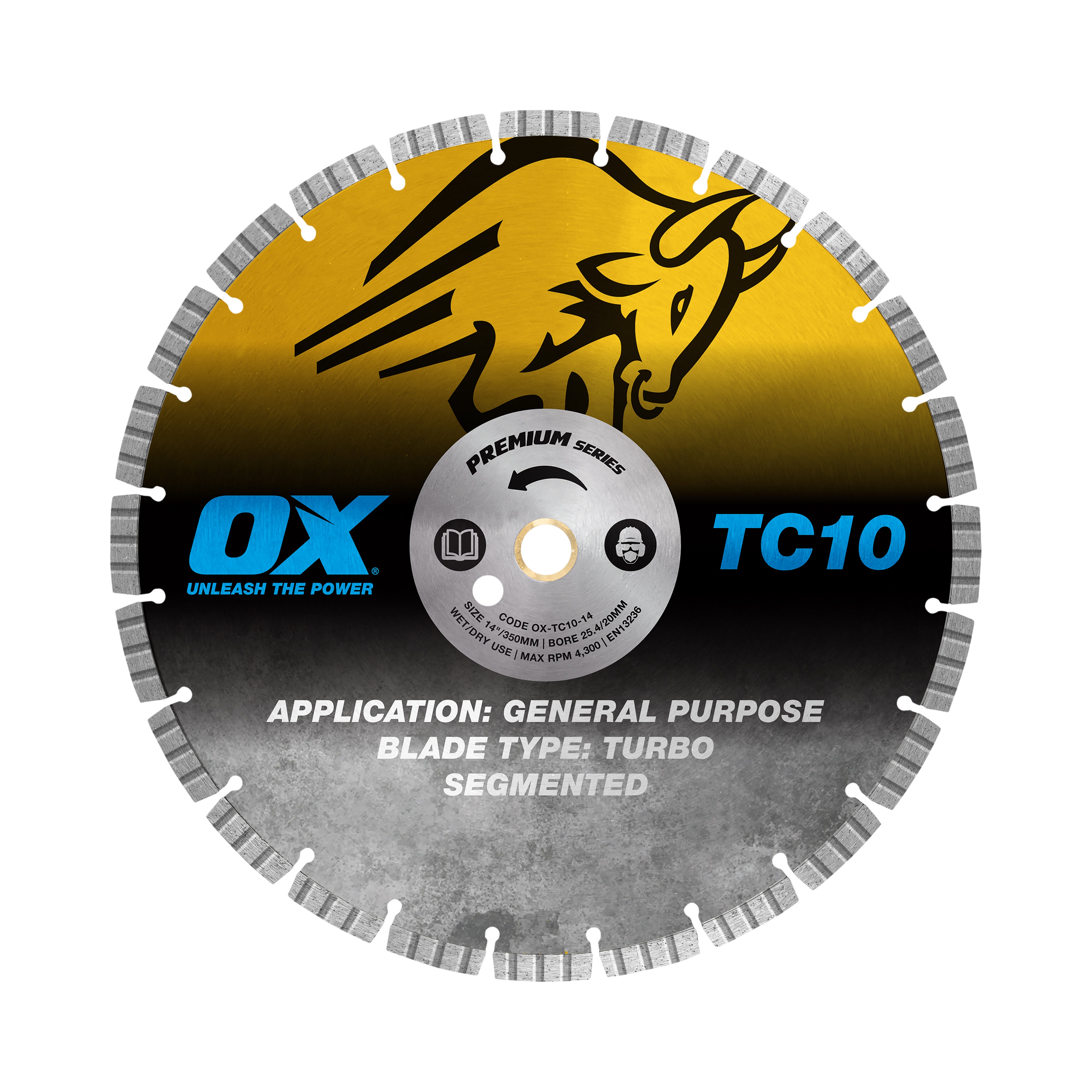 Trade General Purpose / Concrete Diamond Blade | Diameter: 14" / 356mm | Bore: 1" - 20mm