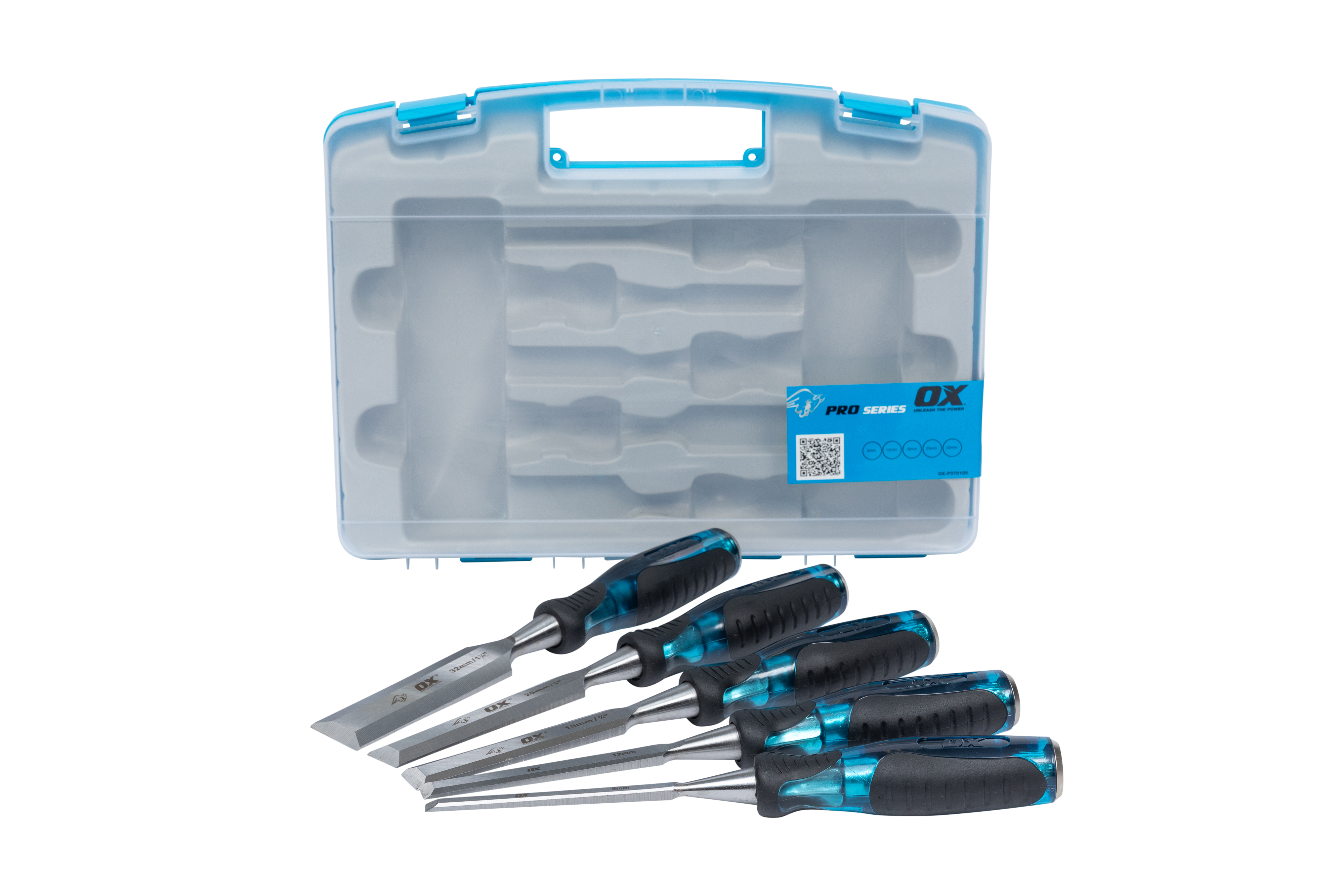 OX Pro 5pce Wood Chisel Set