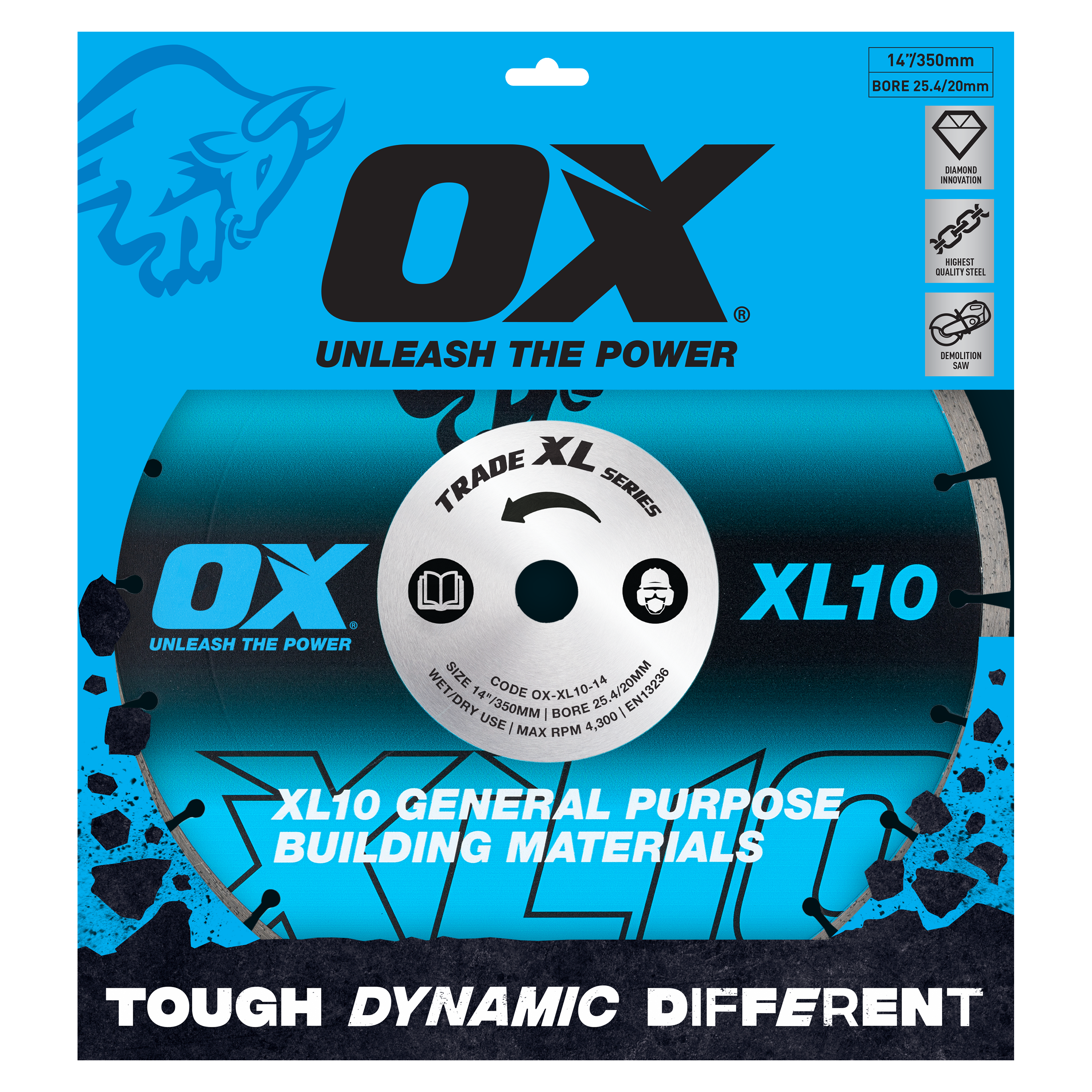 OX Trade XL-10 Segmented Diamond Blade - General Purpose - 14"