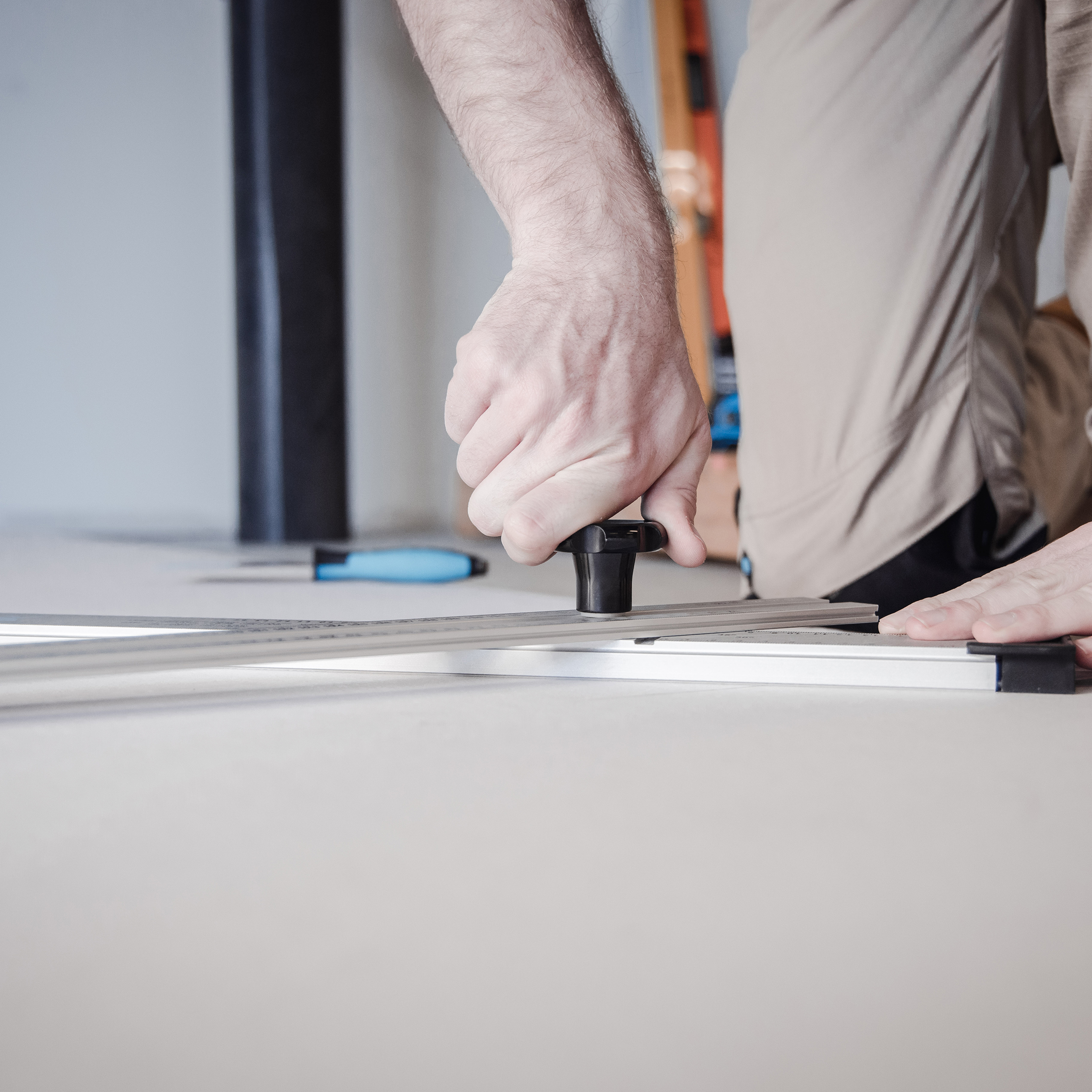 OX Pro Adjustable T Square - Metric Markings - 1200mm
