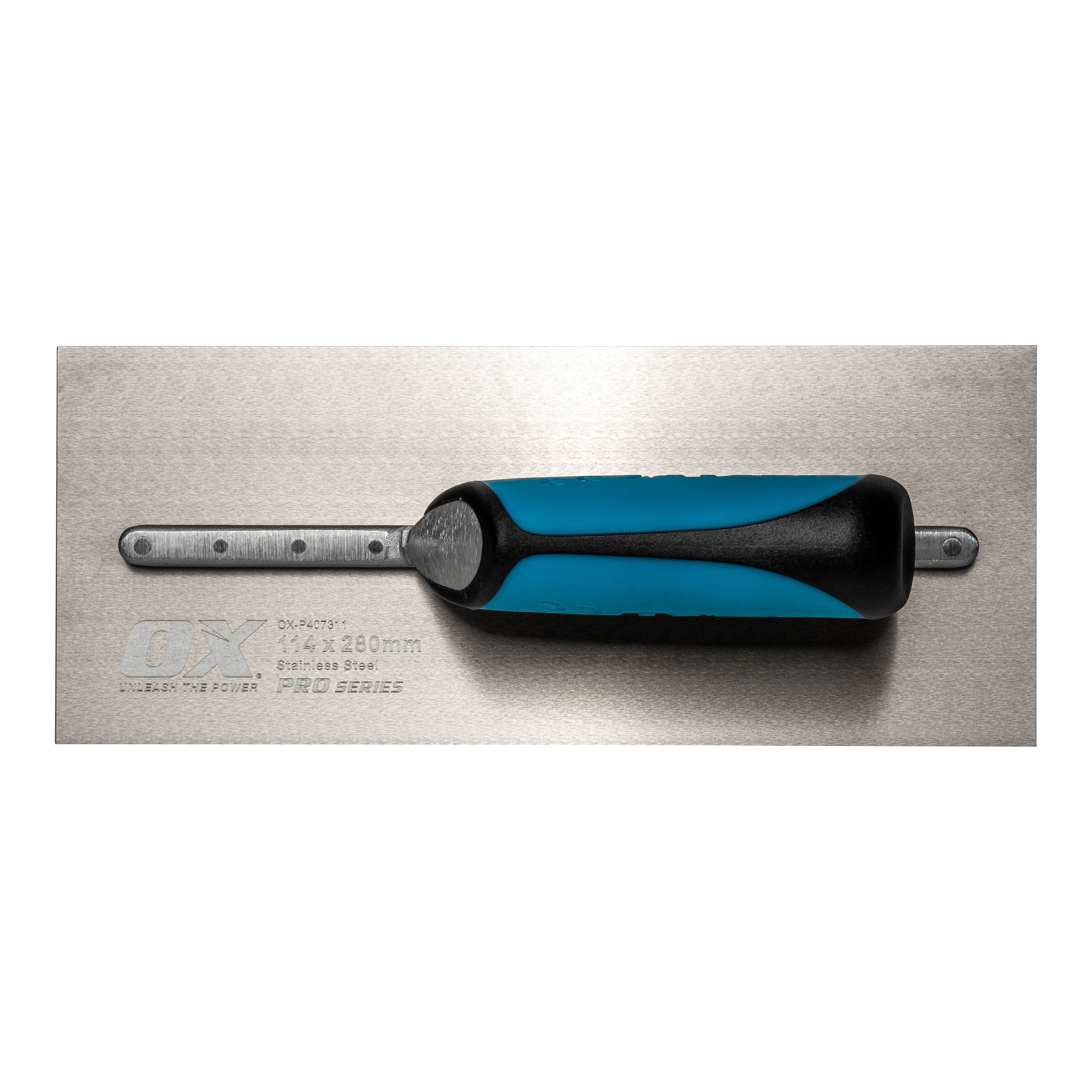 OX Pro Golden Steel Finishing Trowel - 114mm x 280mm