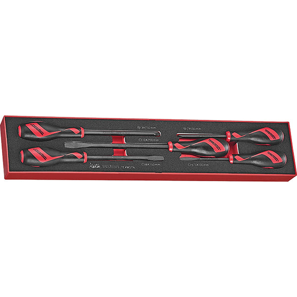 Teng 5Pc Power Thru Screwdriver Set - Tex-Tray