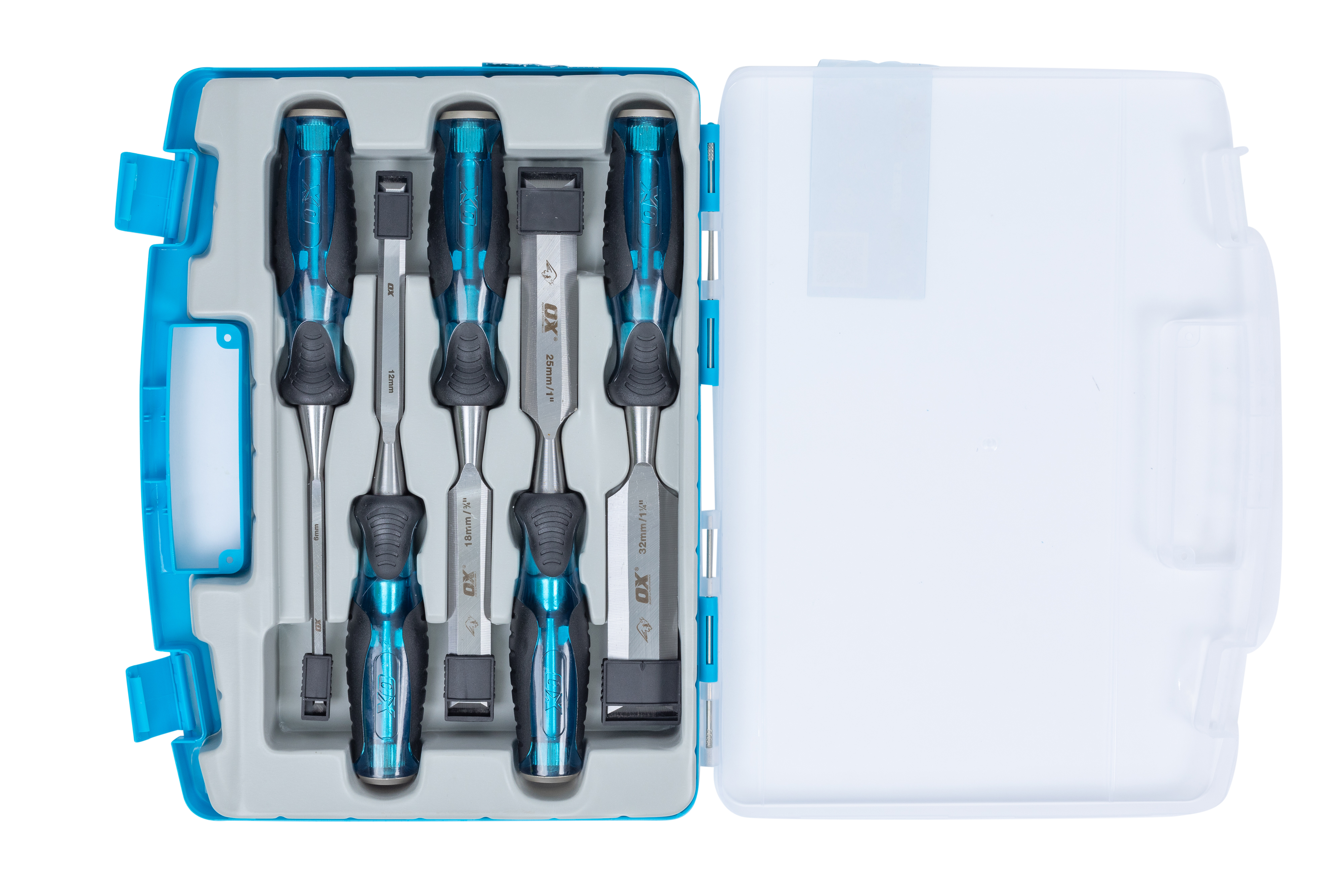 OX Pro 5pce Wood Chisel Set