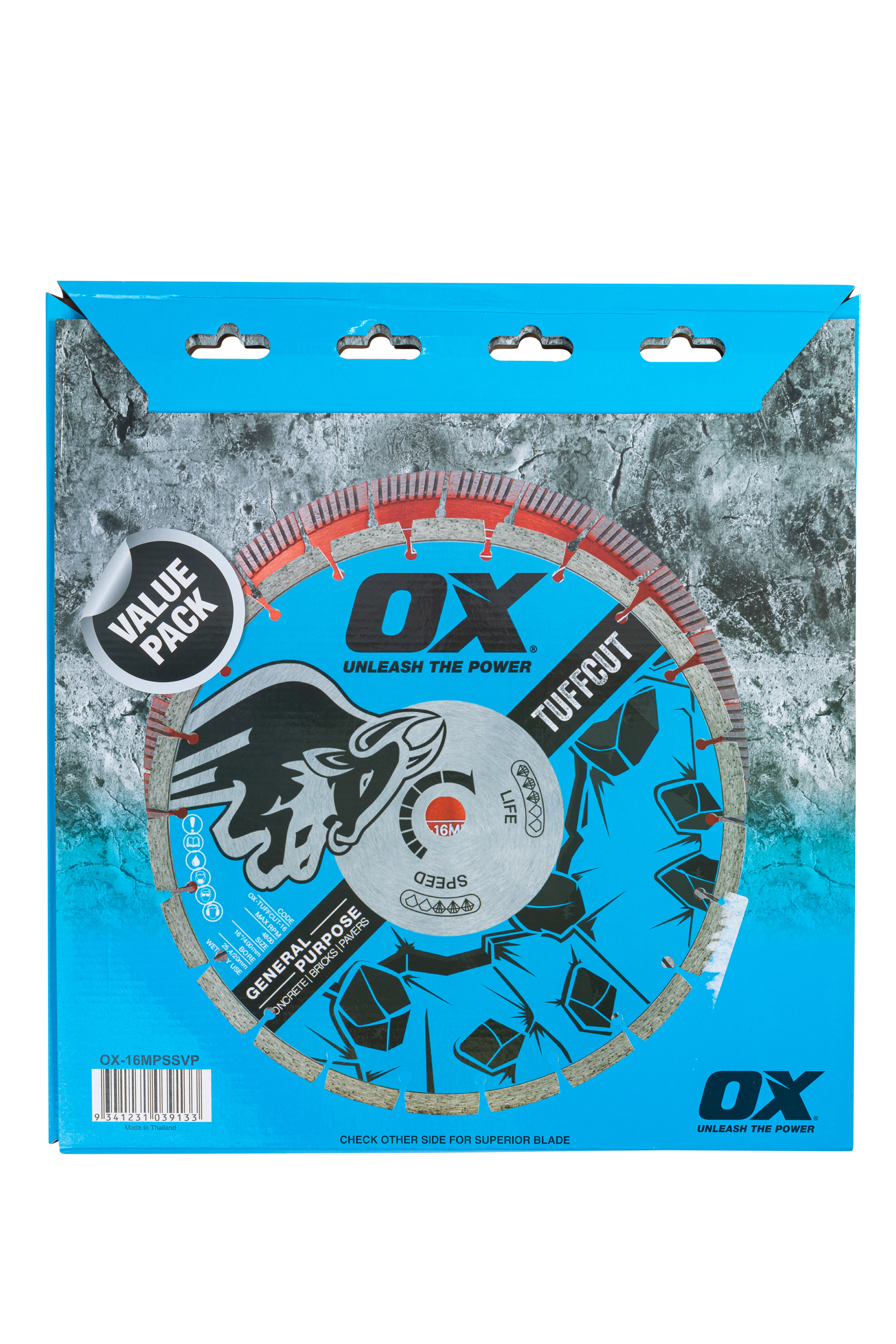 OX Pro Superior Superfast Turbo Segmented Blade 400mm - Multi-Purpose