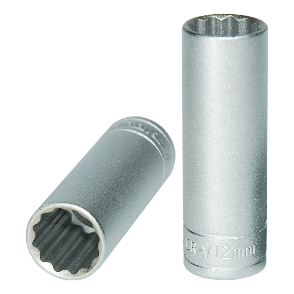 Teng 1/4In Dr. Deep Socket 12Mm 12Pt
