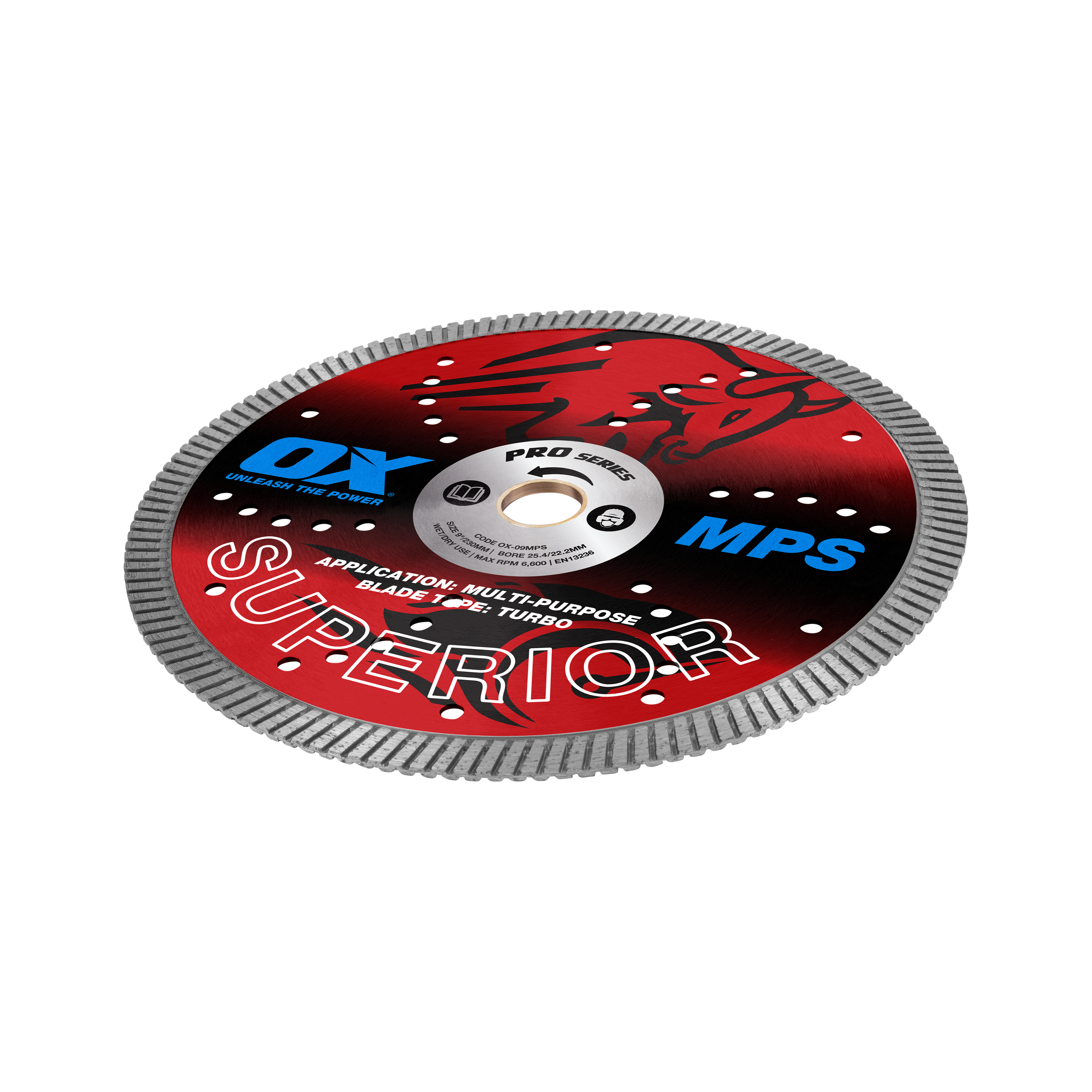 OX Pro MPS 9" Turbo Diamond Blade