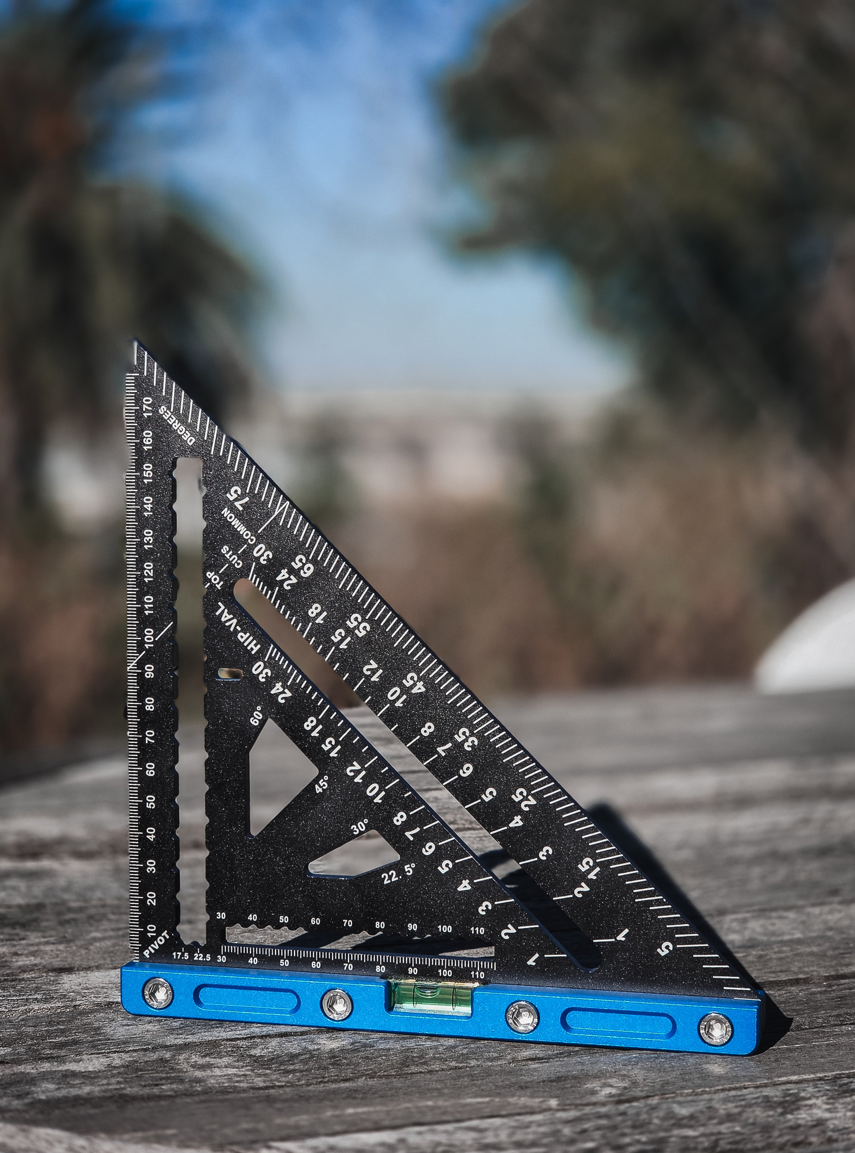 OX Pro Rafter Square w Vial - 180mm