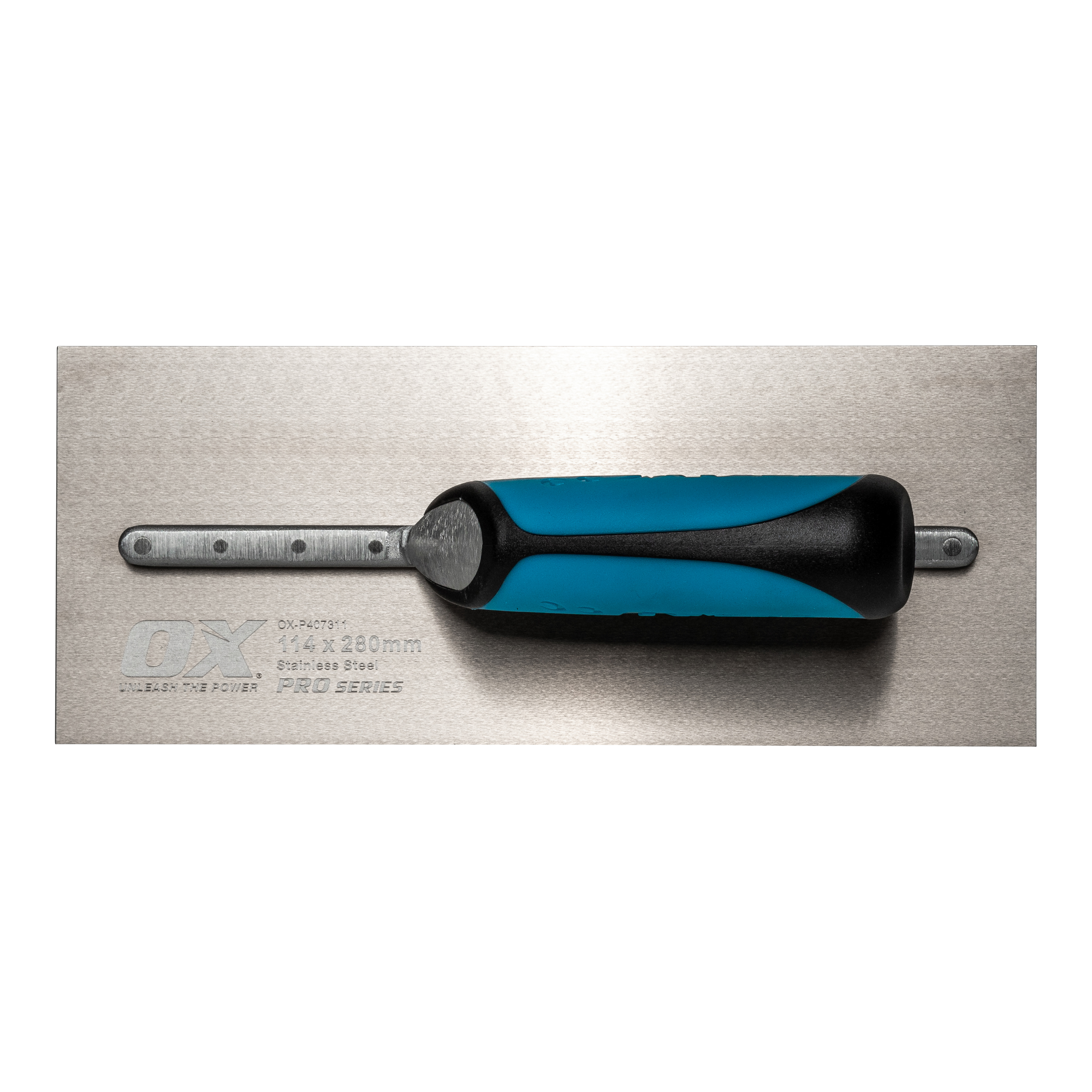 OX Pro Golden Steel Finishing Trowel - 114mm x 280mm