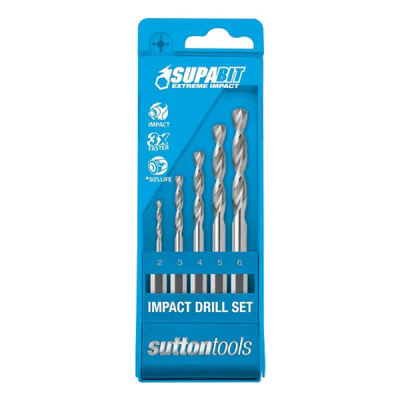 Sutton Tools 1-6Mm Supabit Impact Drill Set
