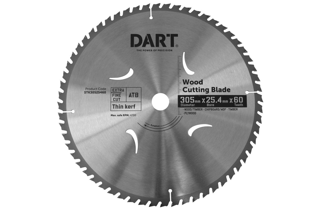 DART Timber Blade 305mm x 60T x 25.4mm Bore