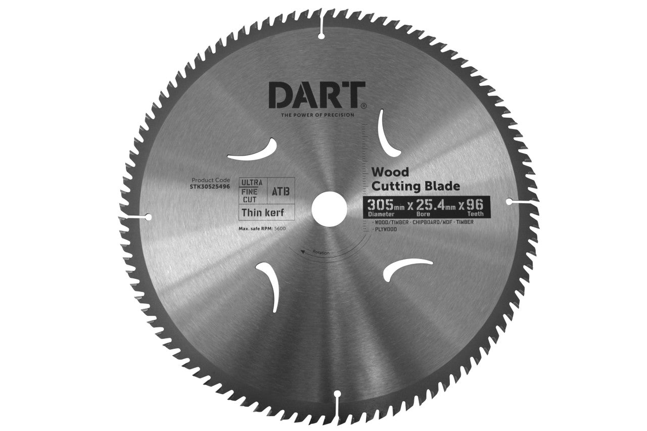 DART Timber Blade 305mm x 96T x 25.4mm Bore