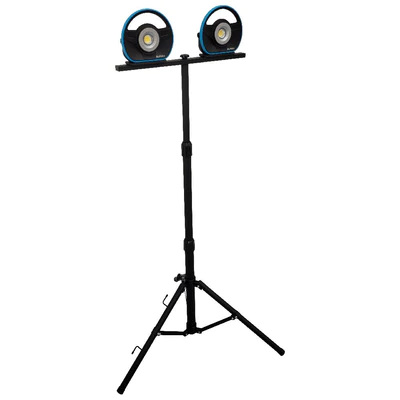 Twin Led Work Lights On Stand