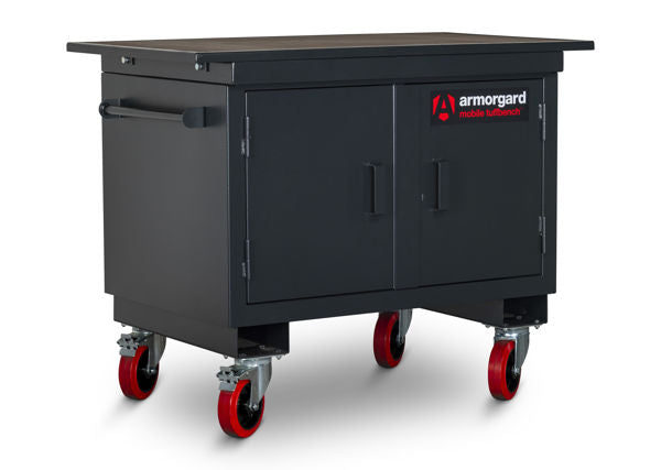 Armorgard Mobile Tuffbench Workbench With Integral Cabinet Bh1270M