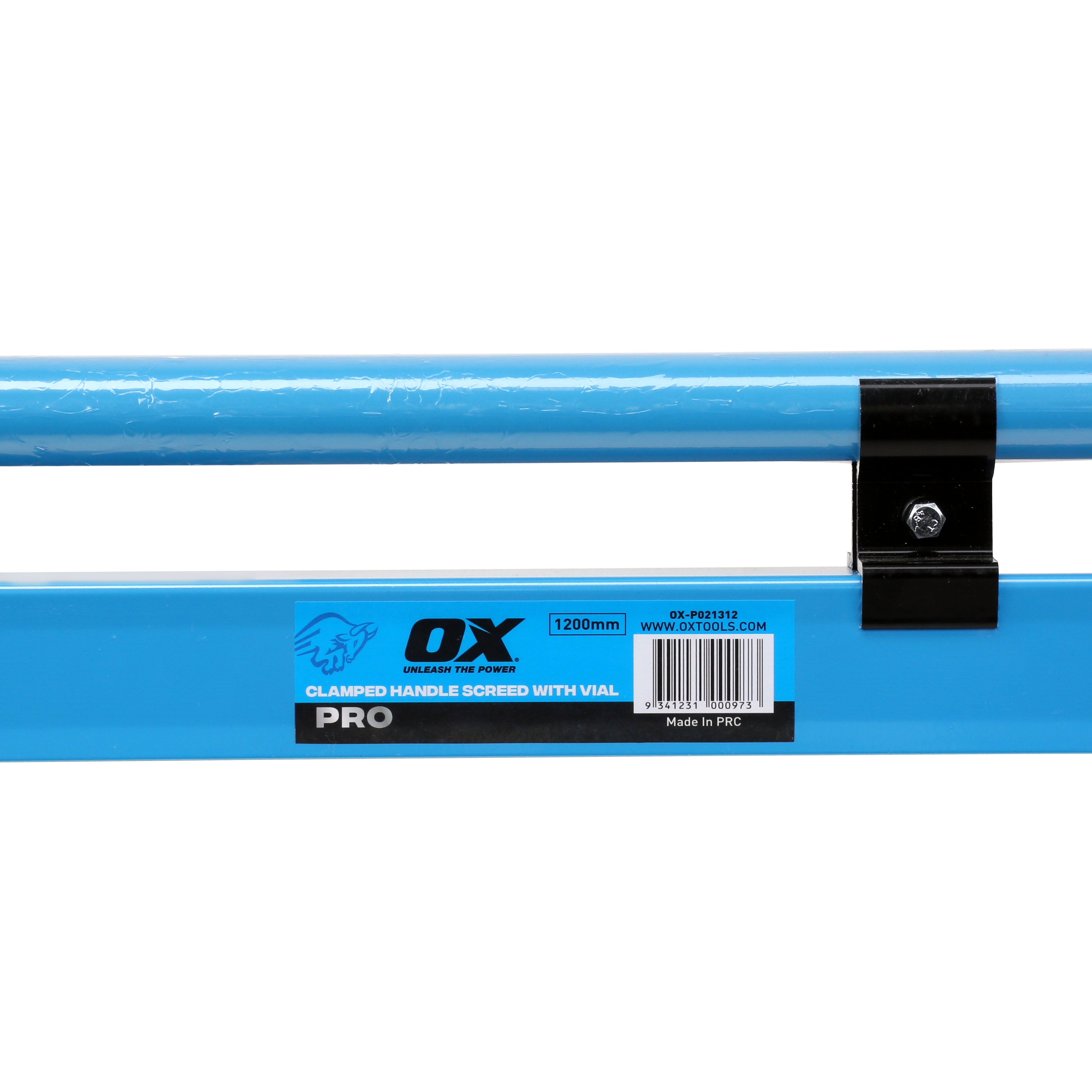 Pro Clamped Handle Concrete Screed - With Vial | 48" / 1200mm
