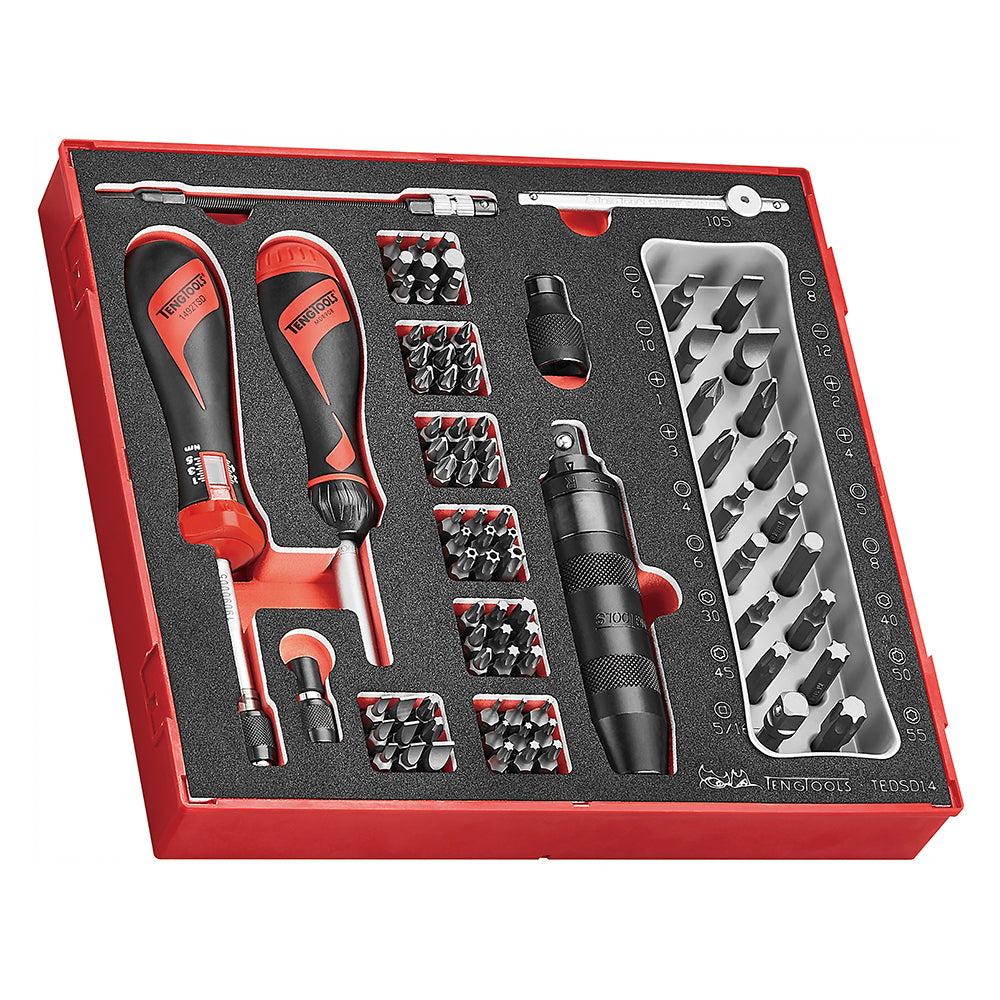 Teng 95Pc Torque Screwdriver Set 1-5Nm (Eva) - Ted-Tray