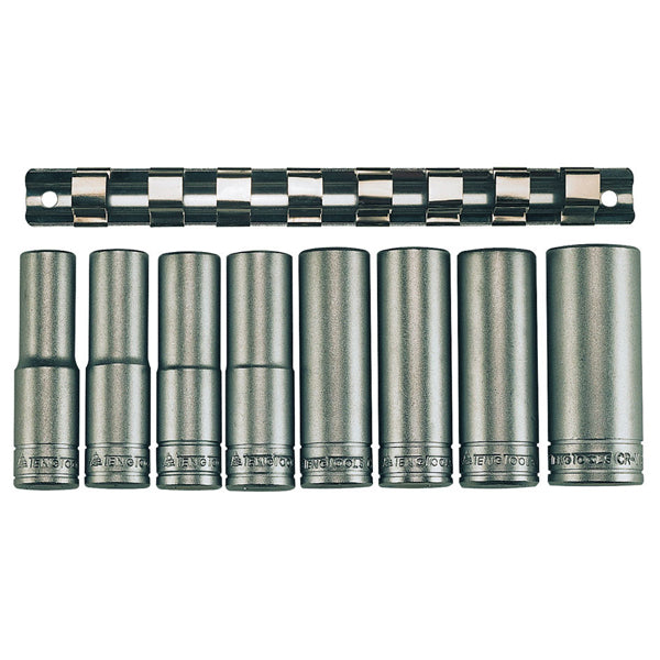 Teng 9Pc 1/2In Dr. Deep Socket Set 13-24Mm 6Pnt