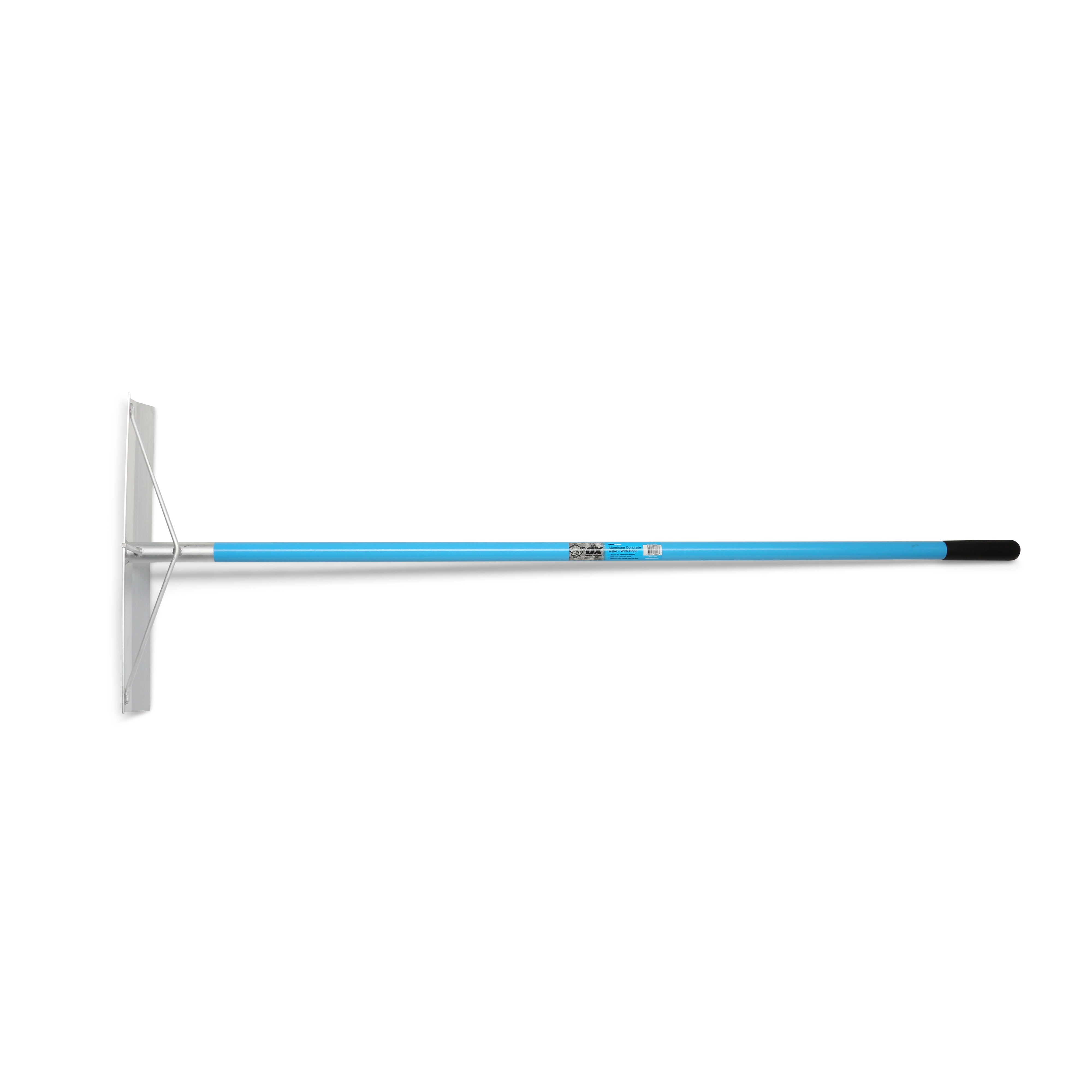 Pro Aluminum Concrete Rake - With Hook | 20" x 4" / 495mm x 102mm