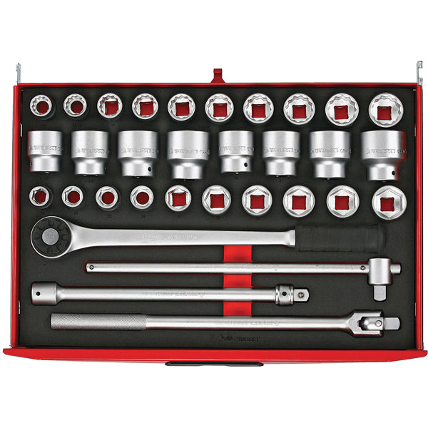Teng 32Pc 3/4In Dr. Mm/Af Socket & Acc. Set (Eva)