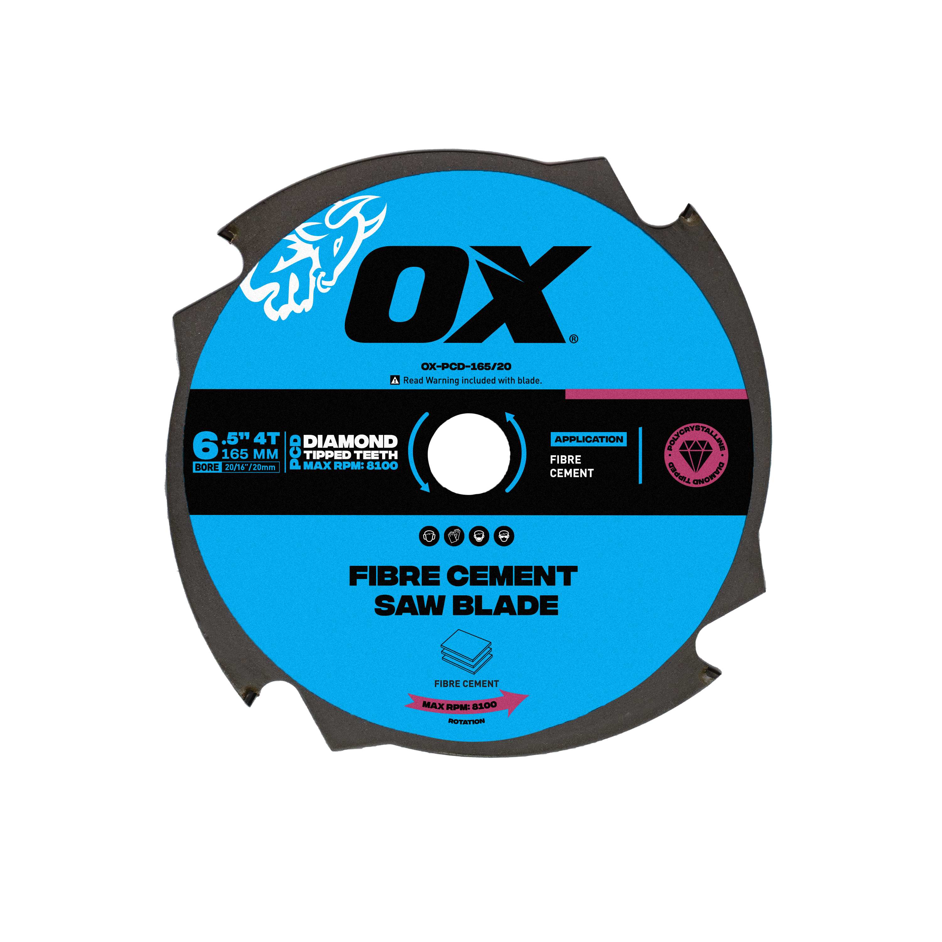 Pro Fibre Cement 165mm Circular Saw Blade | 4T
