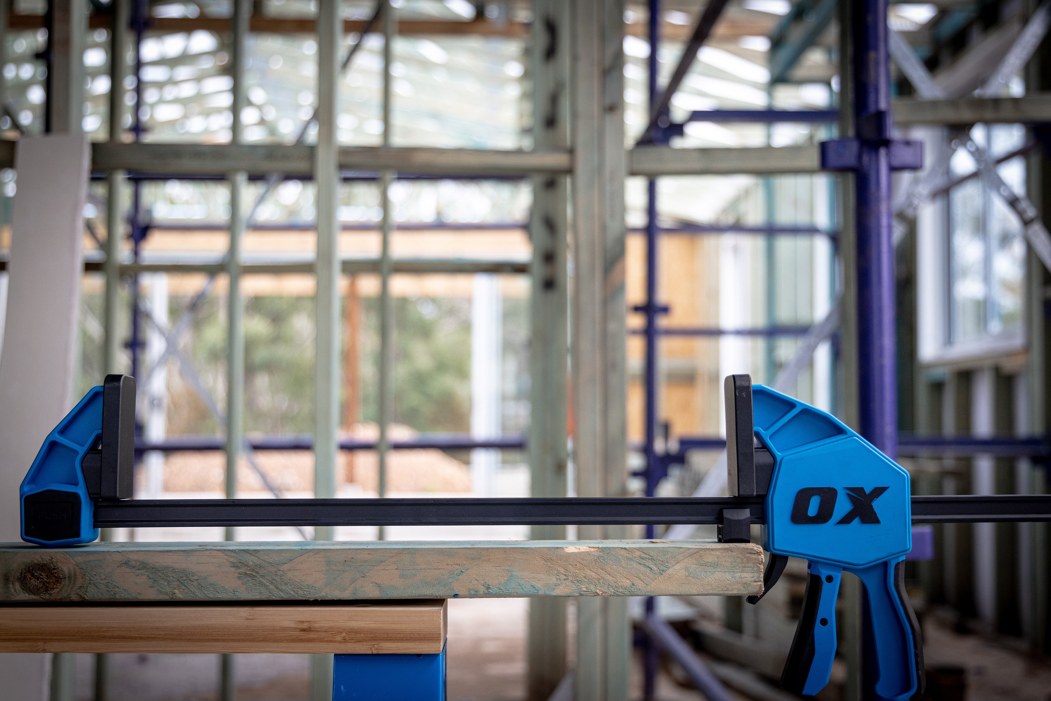 OX Pro Heavy Duty Bar Clamp 300kg - 300mm