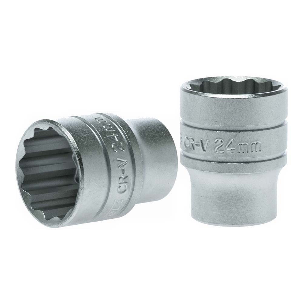 Teng 1/2In Dr. Socket 24Mm 12Pnt
