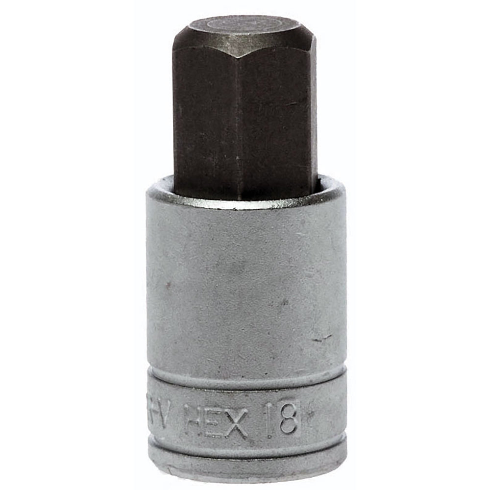 Teng 1/2In Dr. Bit Socket Hex 18Mm