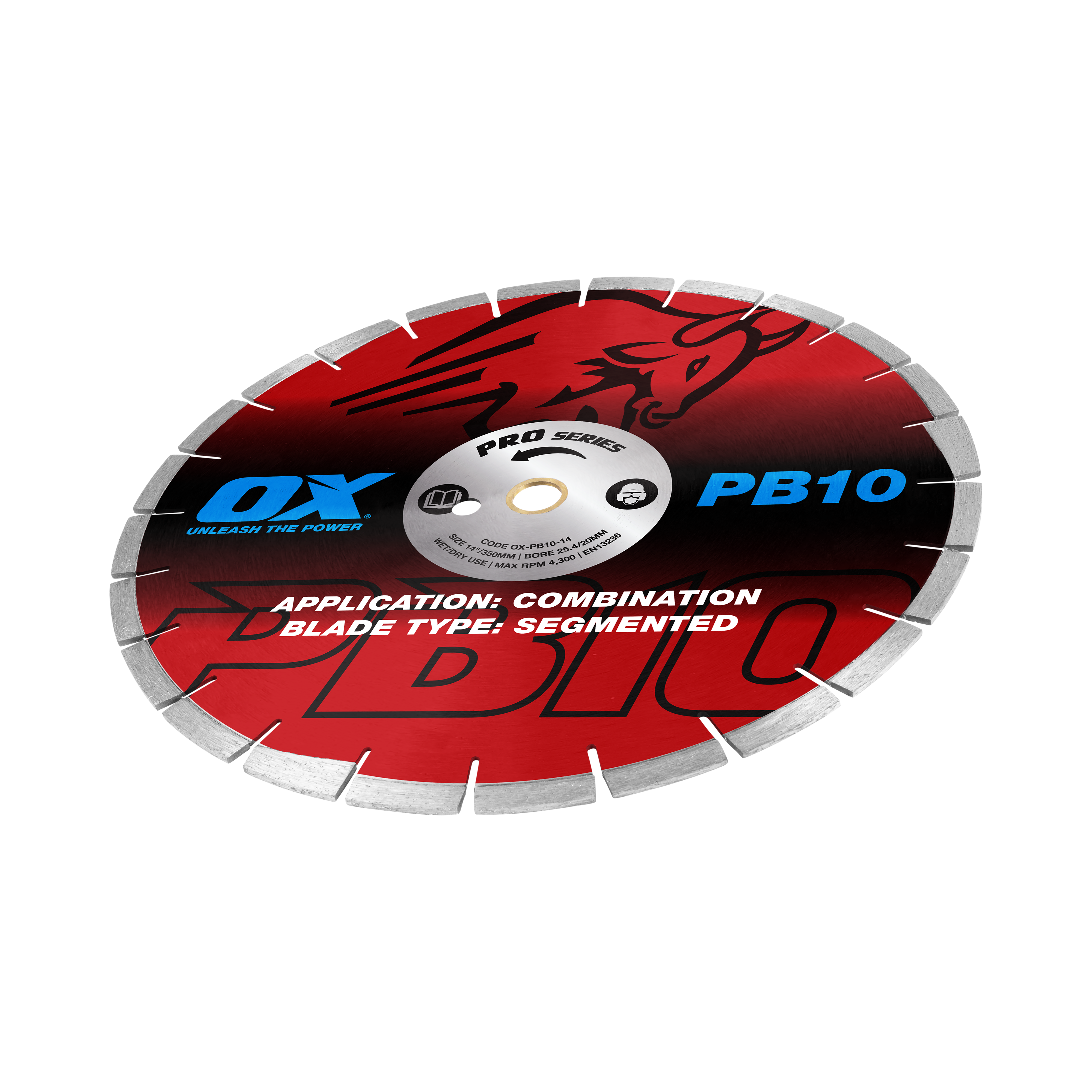 Pro Segmented Combination Diamond Blade | Diameter: 14" / 356mm | Bore: 1" - 20mm