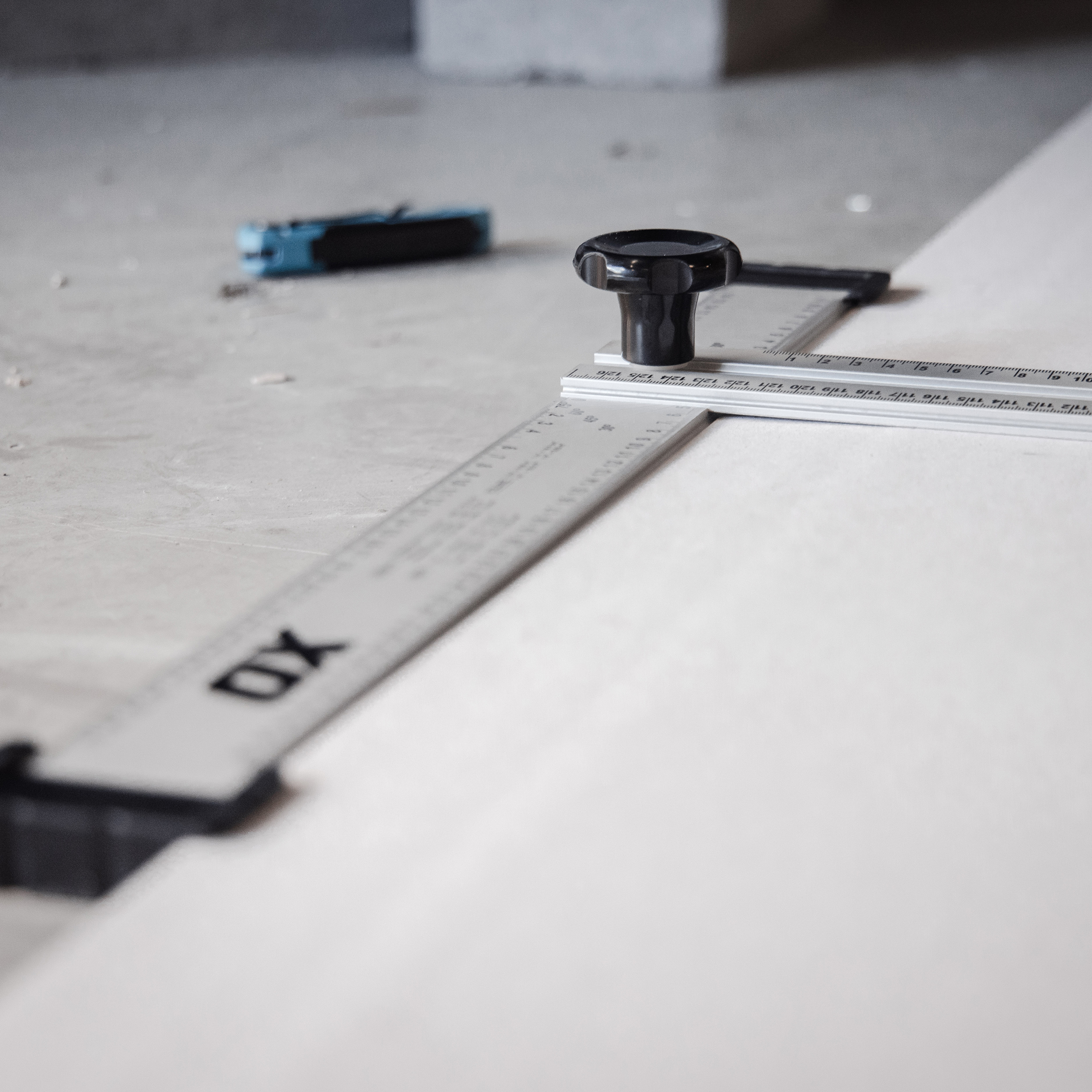 OX Pro Adjustable T Square - Metric Markings - 1200mm