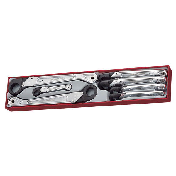 Teng 7pc Quick Ring Rat Span Set 13-32mm - TTX-Tray