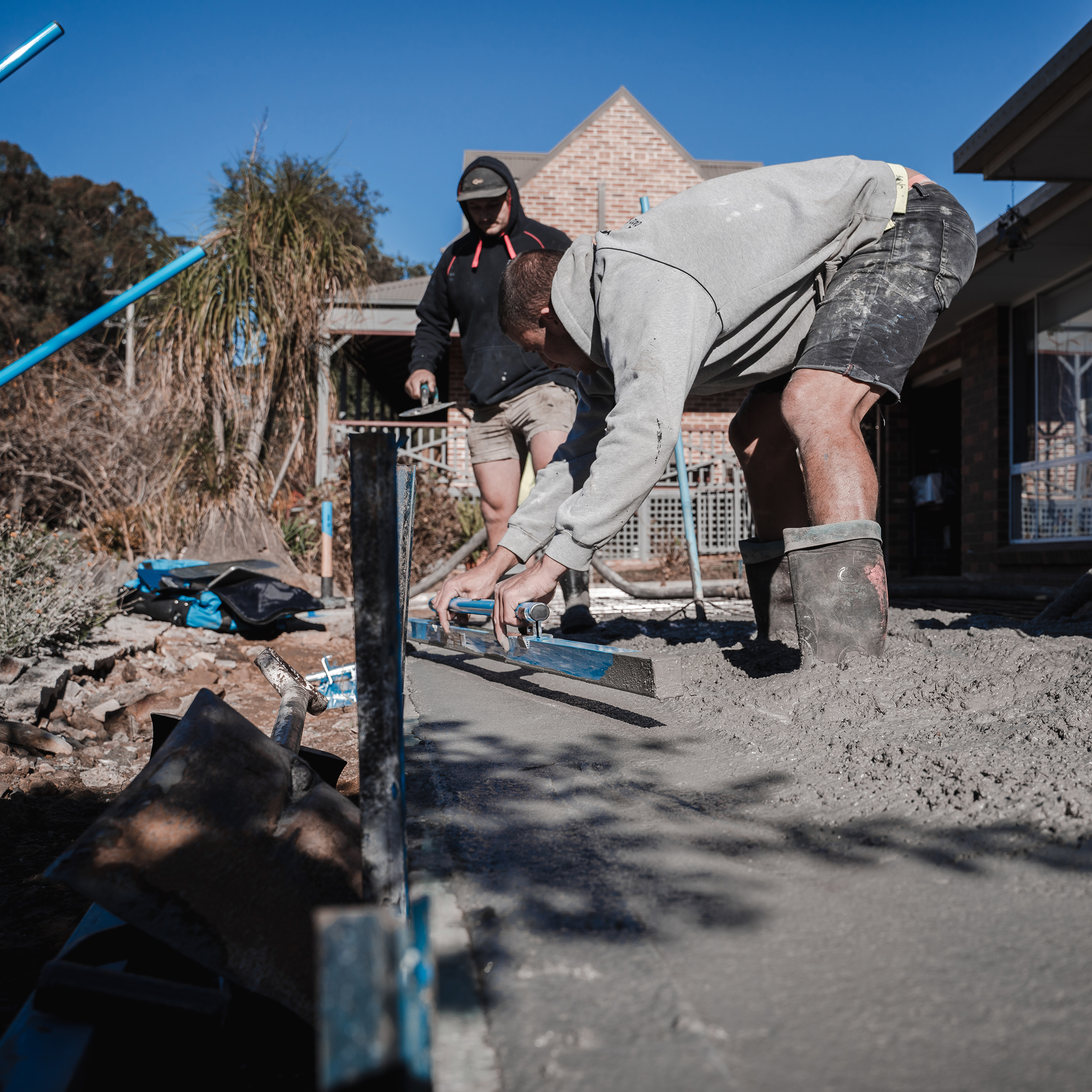 OX Pro 2100mm Concrete Screed with vial
