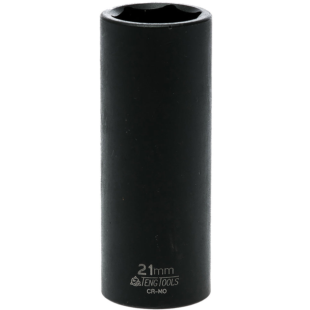 Teng 1/2In Dr. Deep Impact Socket 21Mm Ansi