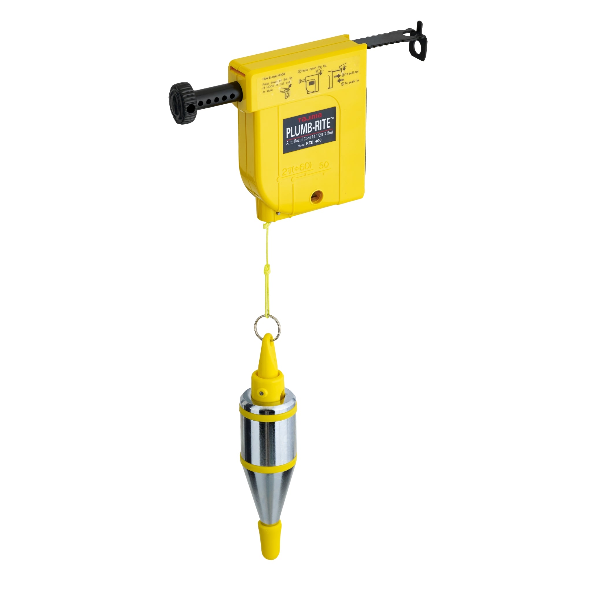 Tajima Magnet Plumb Bob 400G 4.5M Pzb400