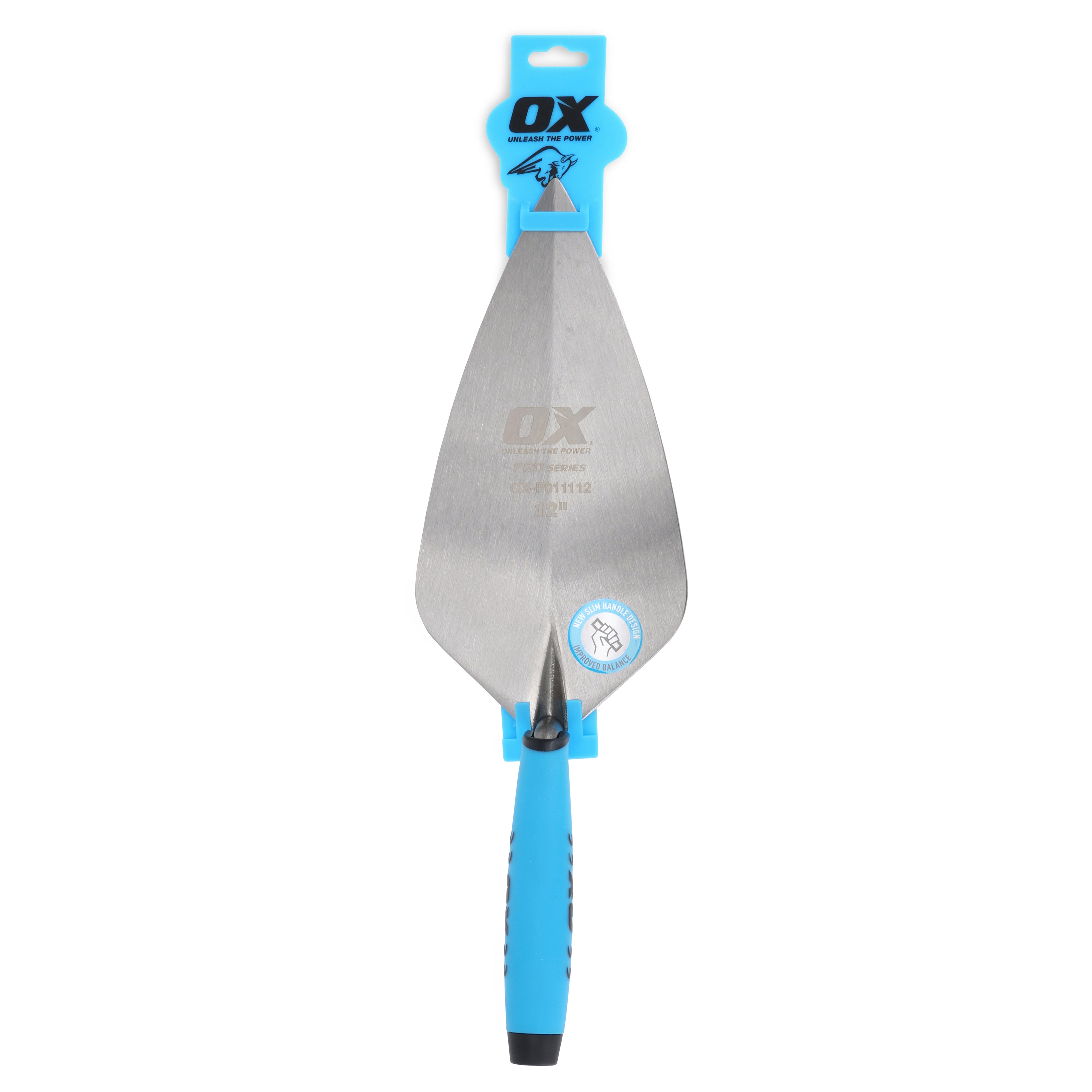 Pro Wide London Pattern Brick Trowel - OX Grip | 12" / 305mm