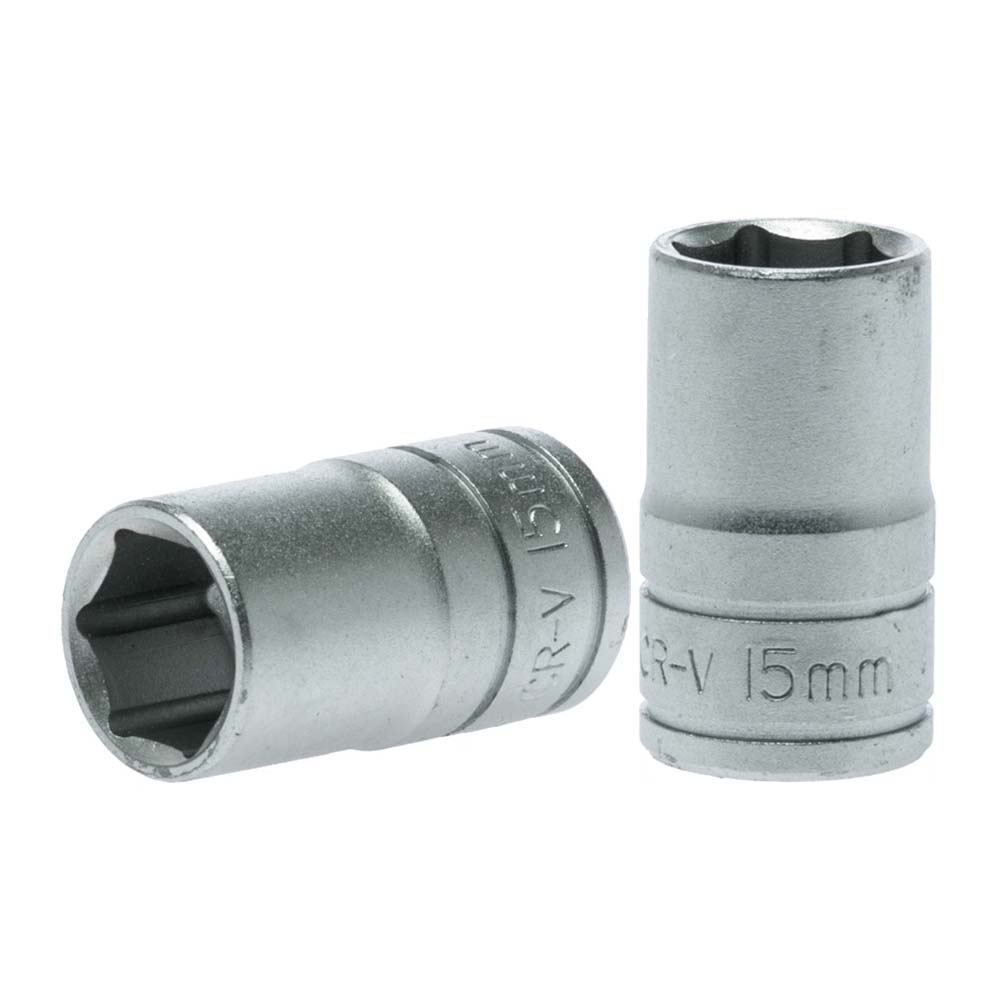 Teng 1/2In Dr. Socket 15Mm 6Pnt