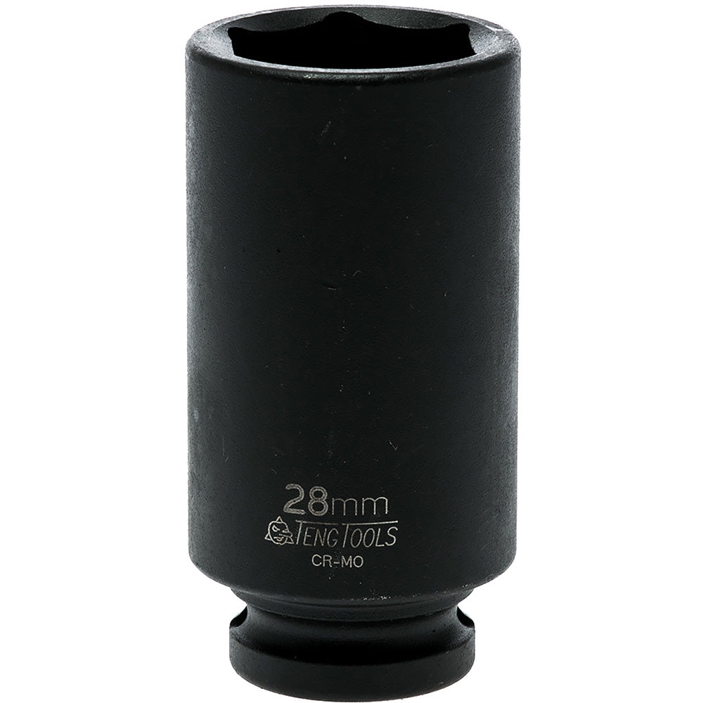 Teng 1/2In Dr. Deep Impact Socket 28Mm Din