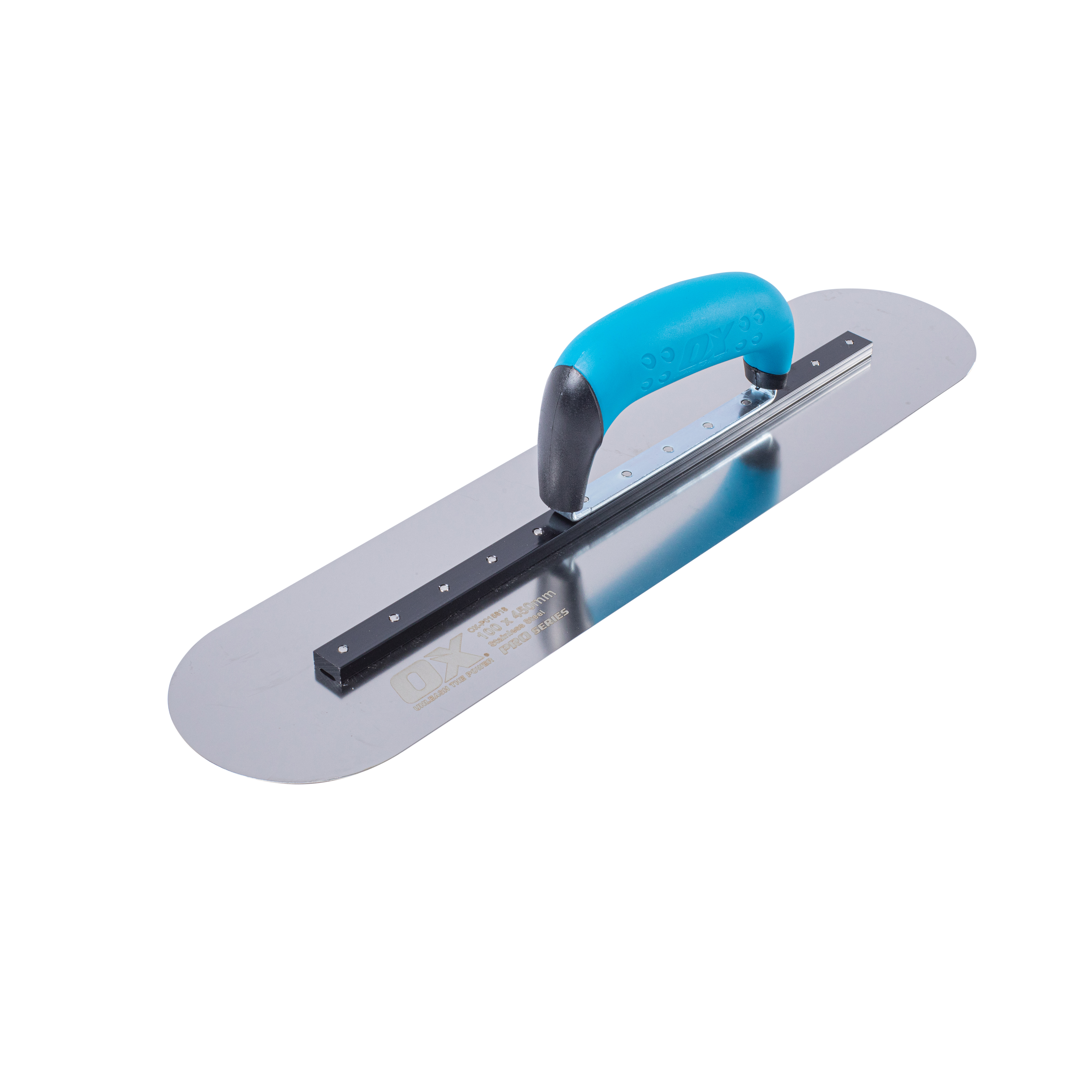 OX Pro 110 x 450mm S/S Pool Trowel, Rigid