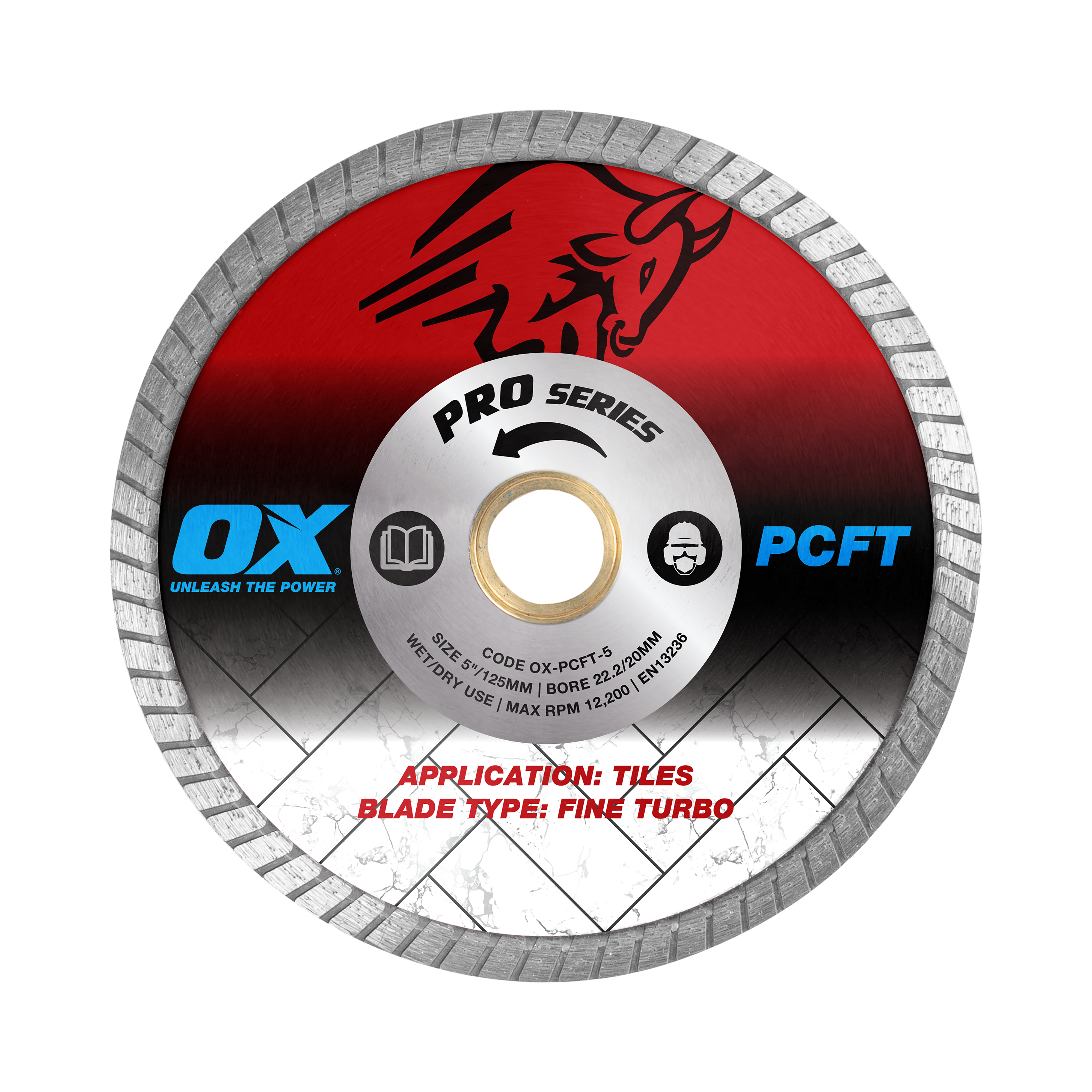 OX Pro 5” Fine Turbo Diamond Blade