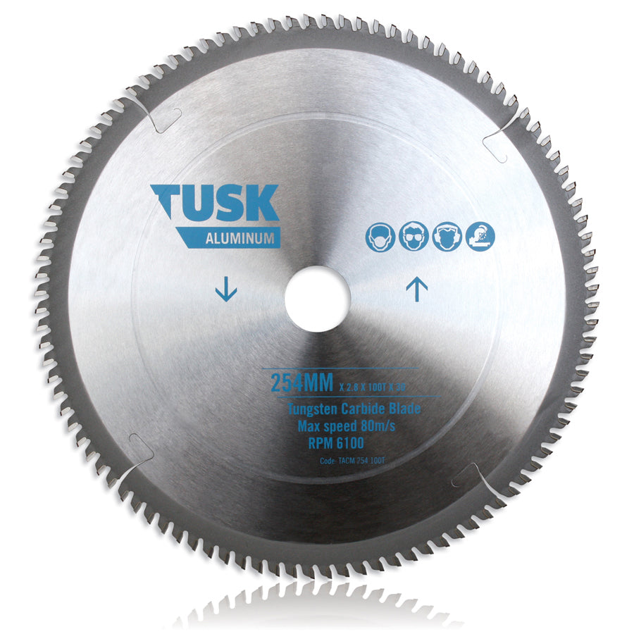 Tusk Aluminum Tungsten Carbide Blades - 305 X 2.8/2.2 X 80T X 30 (25.4/25/20/16)