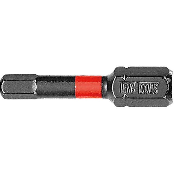 Teng 1Pc 1/4In Hex 3Mm Impact Screwdriver Bit 30Mm