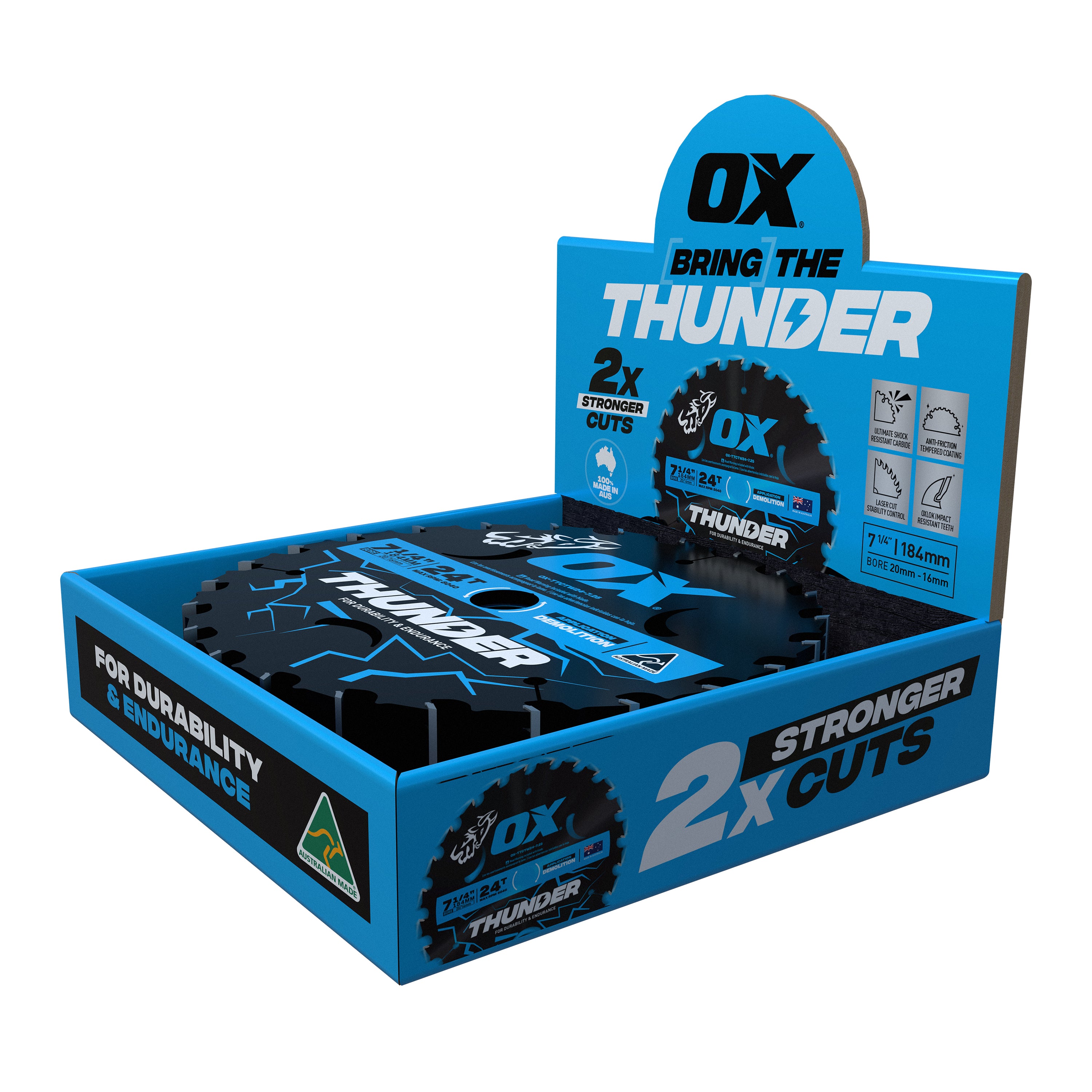 OX Pro Thunder 184mm Circular Saw Blade | 24T