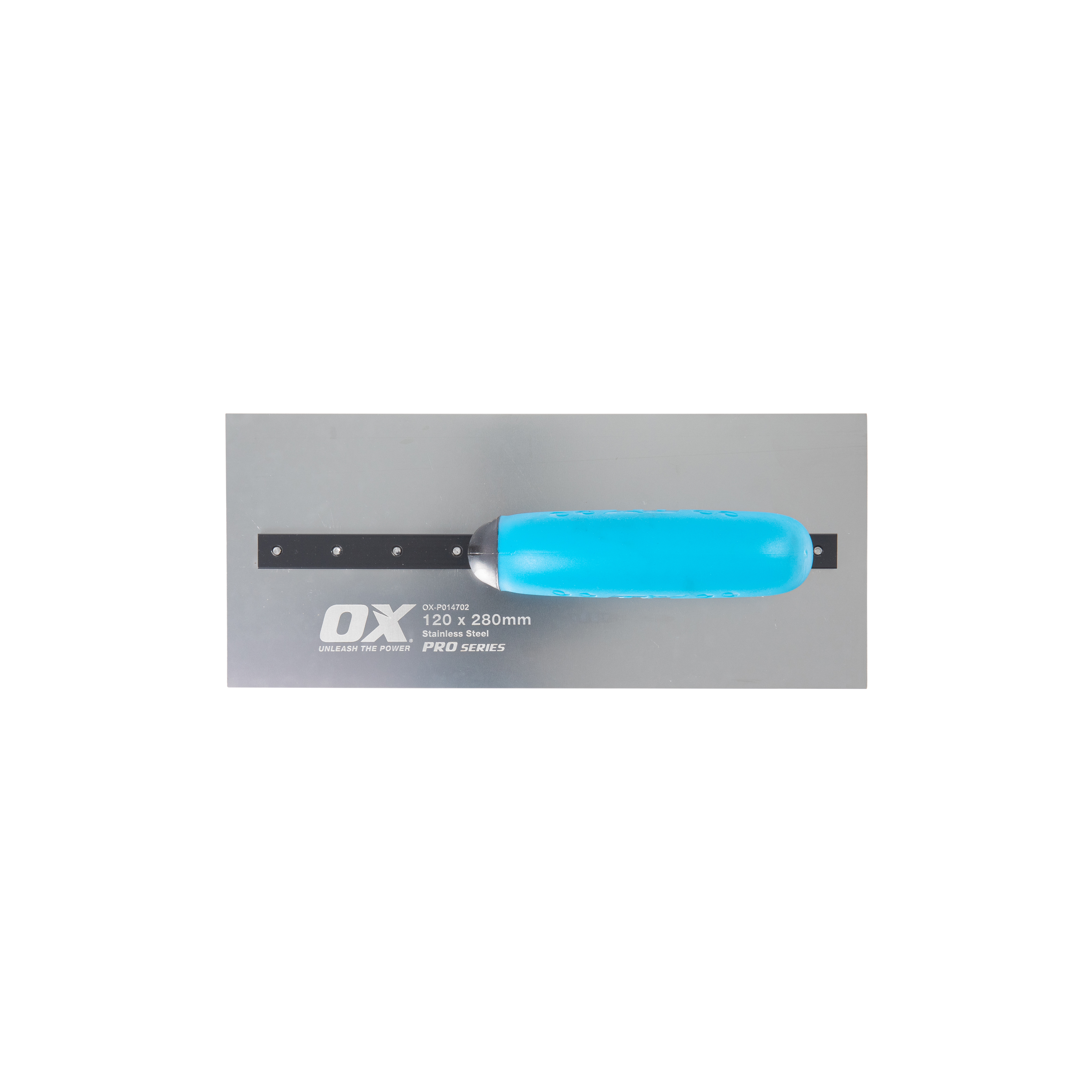 OX Pro 120 x 280mm S/S Square Finishing Trowel