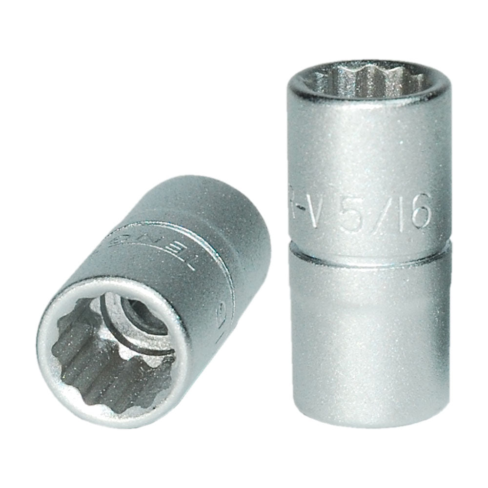 Teng 1/4In Dr. Socket 5/16In 12Pt