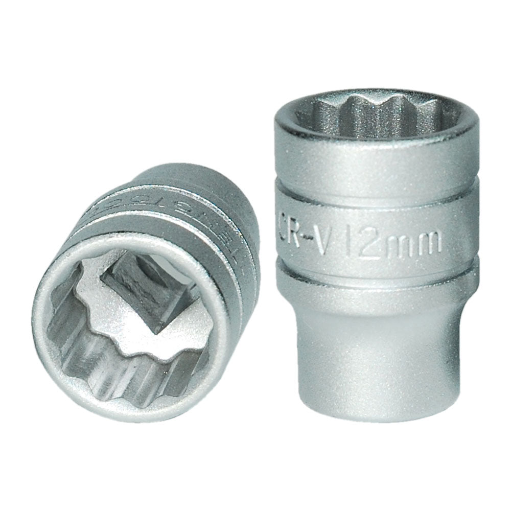 Teng 1/4In Dr. Socket 12Mm 12Pt