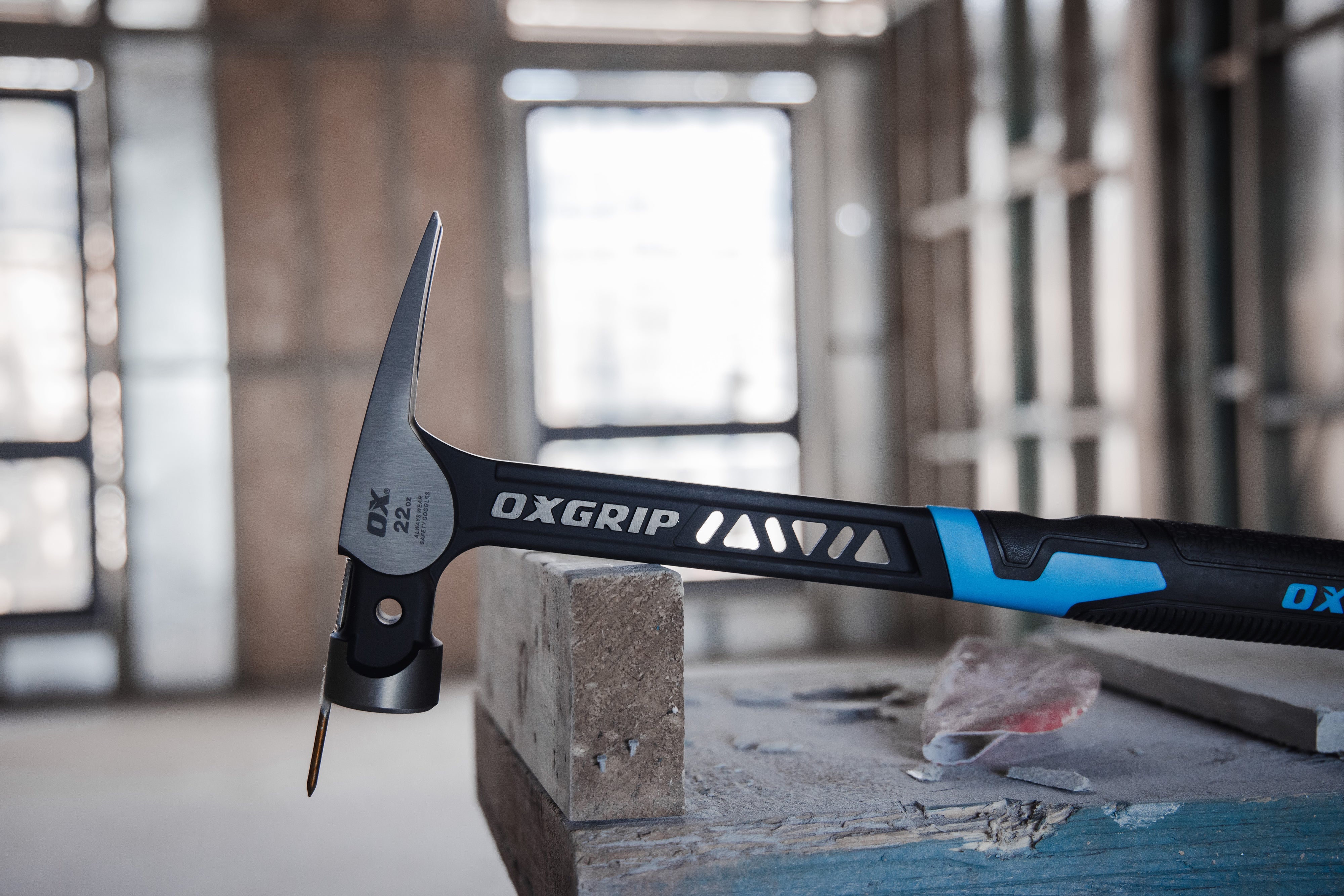 OX Pro Ultrastrike Straight Claw Hammer - 22oz