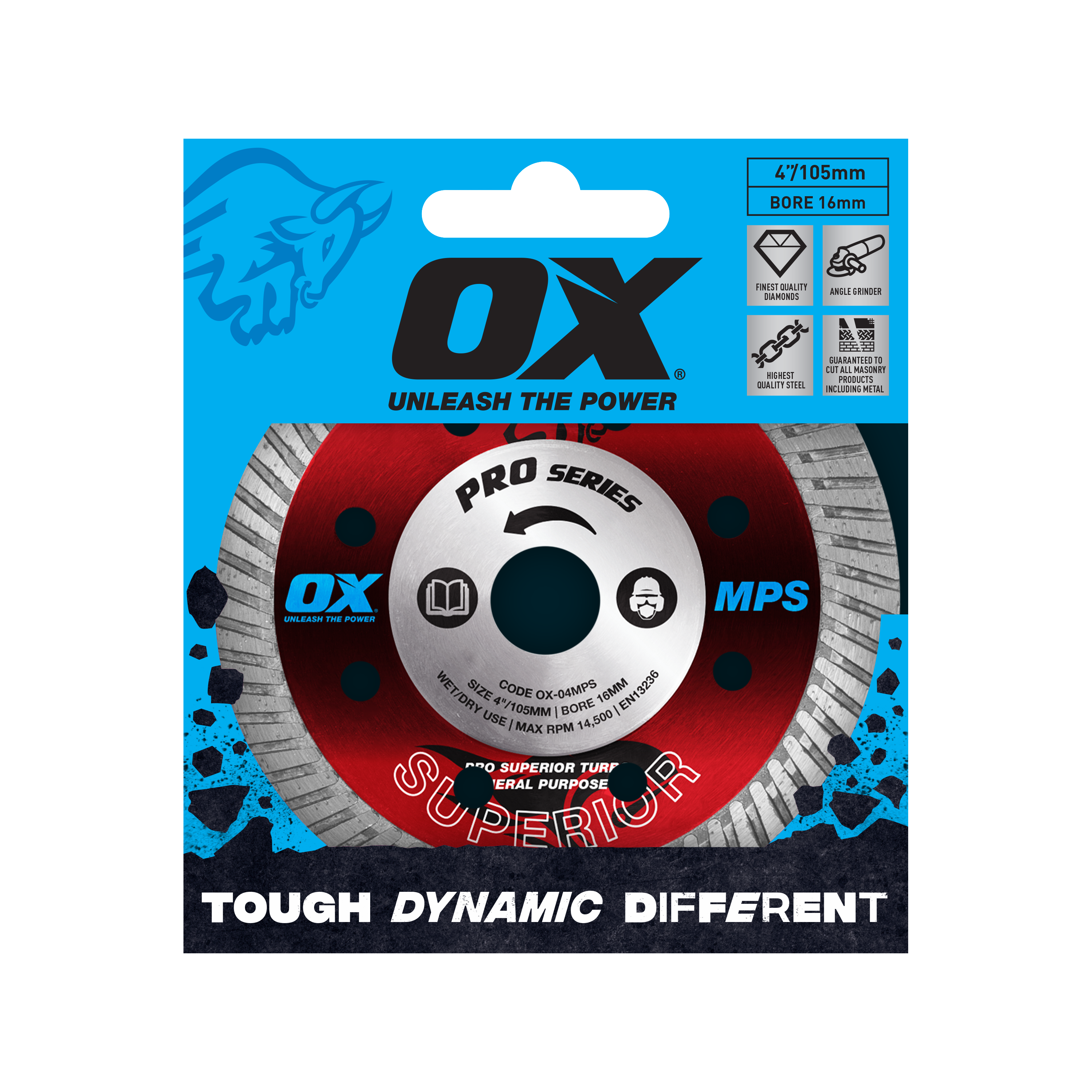 OX Pro Superior Turbo Blade 105mm - Multi-Purpose