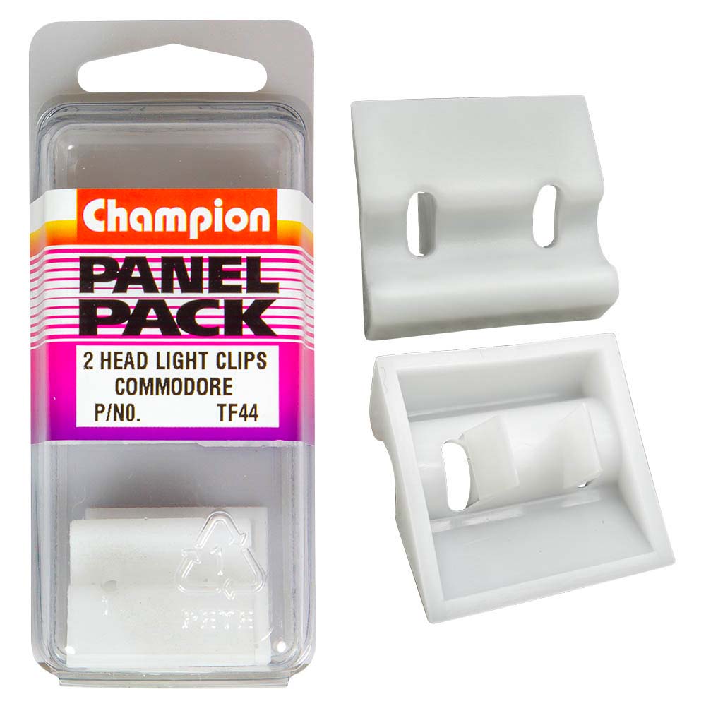 Champion Holden Commodore HD Light Clip White -2pk