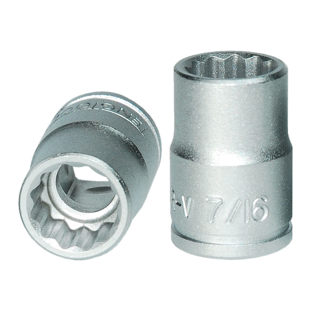 Teng 3/8In Dr. Socket 7/16In 12Pt