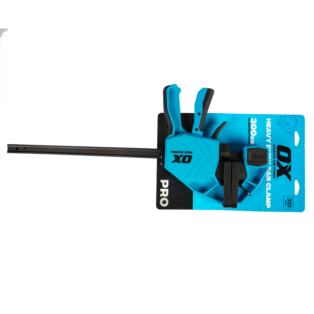 OX Pro Heavy Duty Bar Clamp 300kg - 300mm